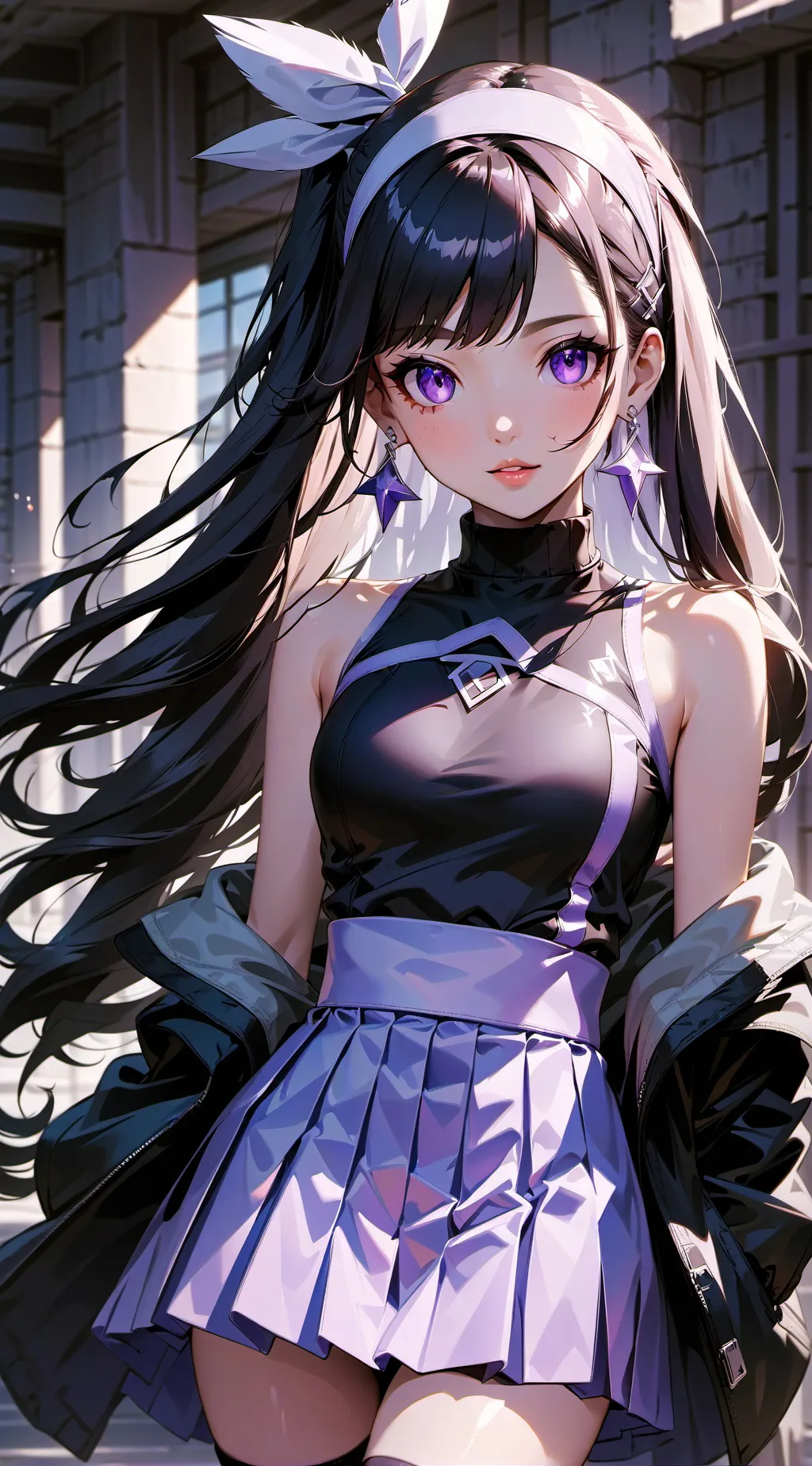 ai character: amythest heart los background