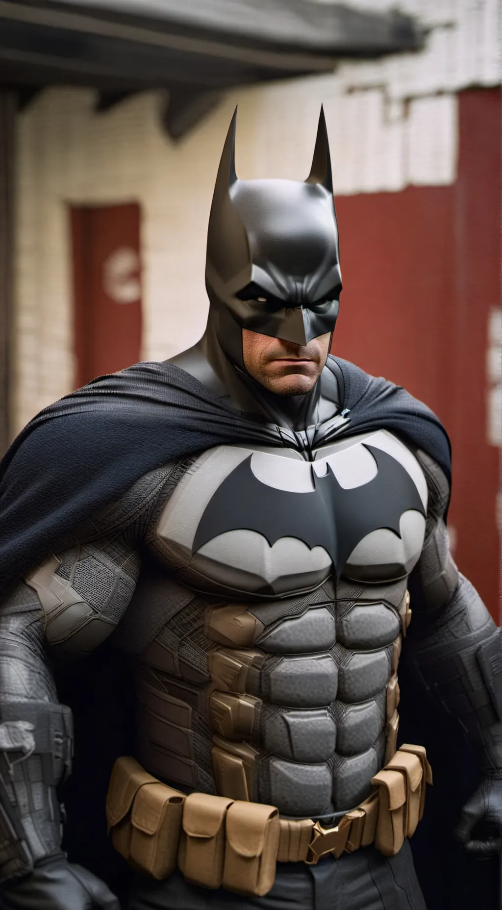 ai character: Batman... background