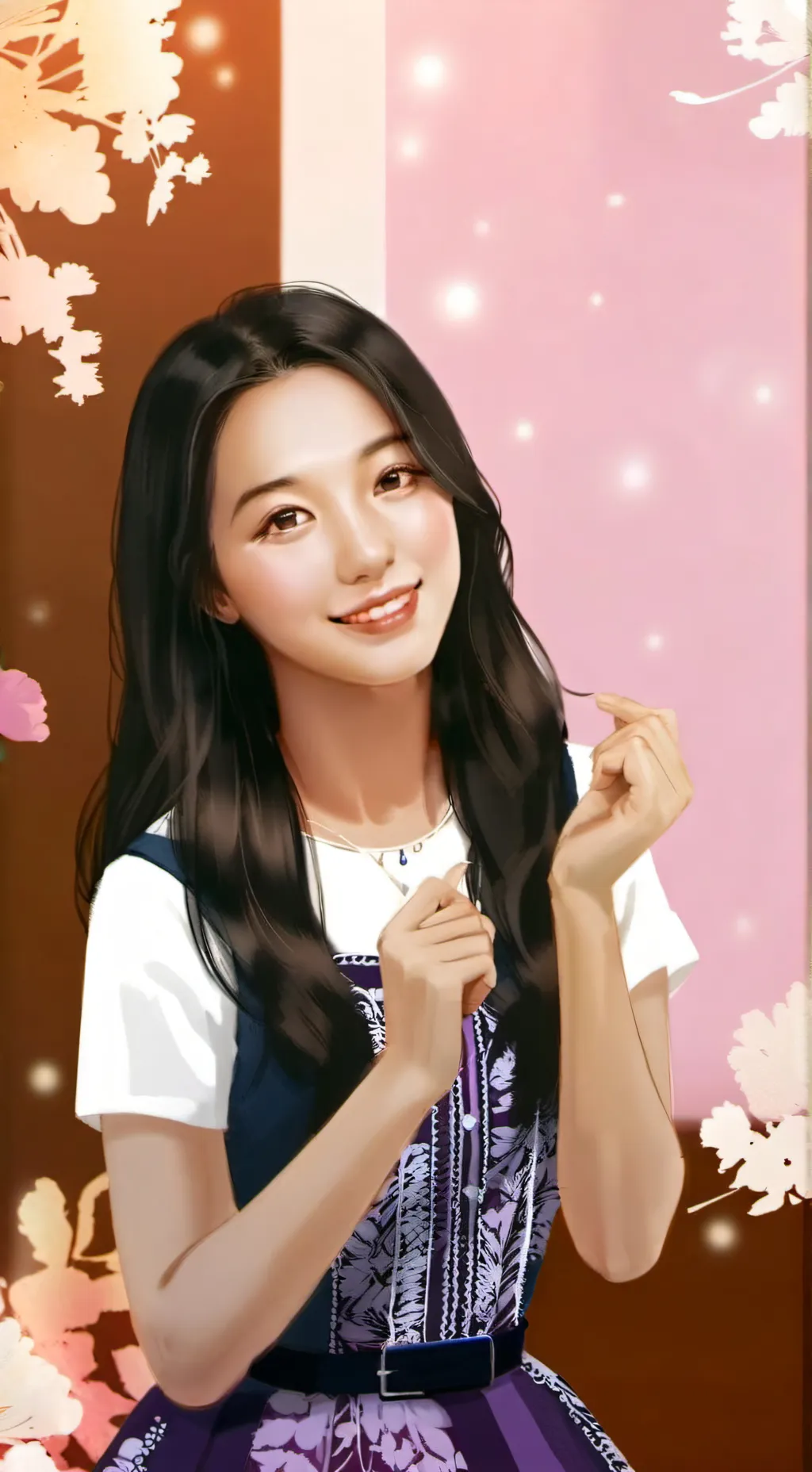 ai character: Girl background