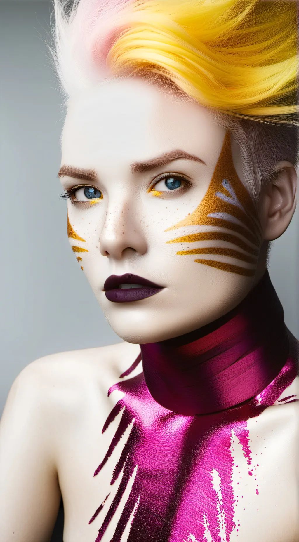 ai character: hash tag background