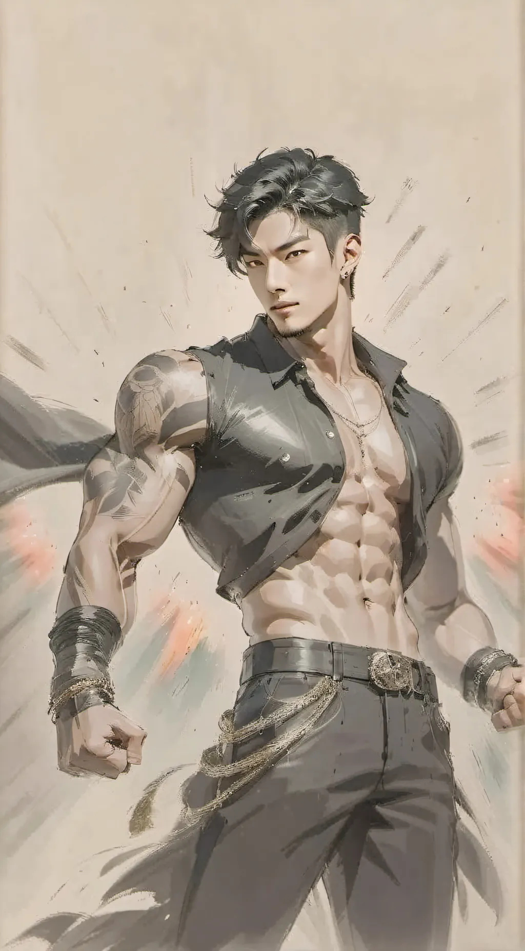 ai character: akira azuku background