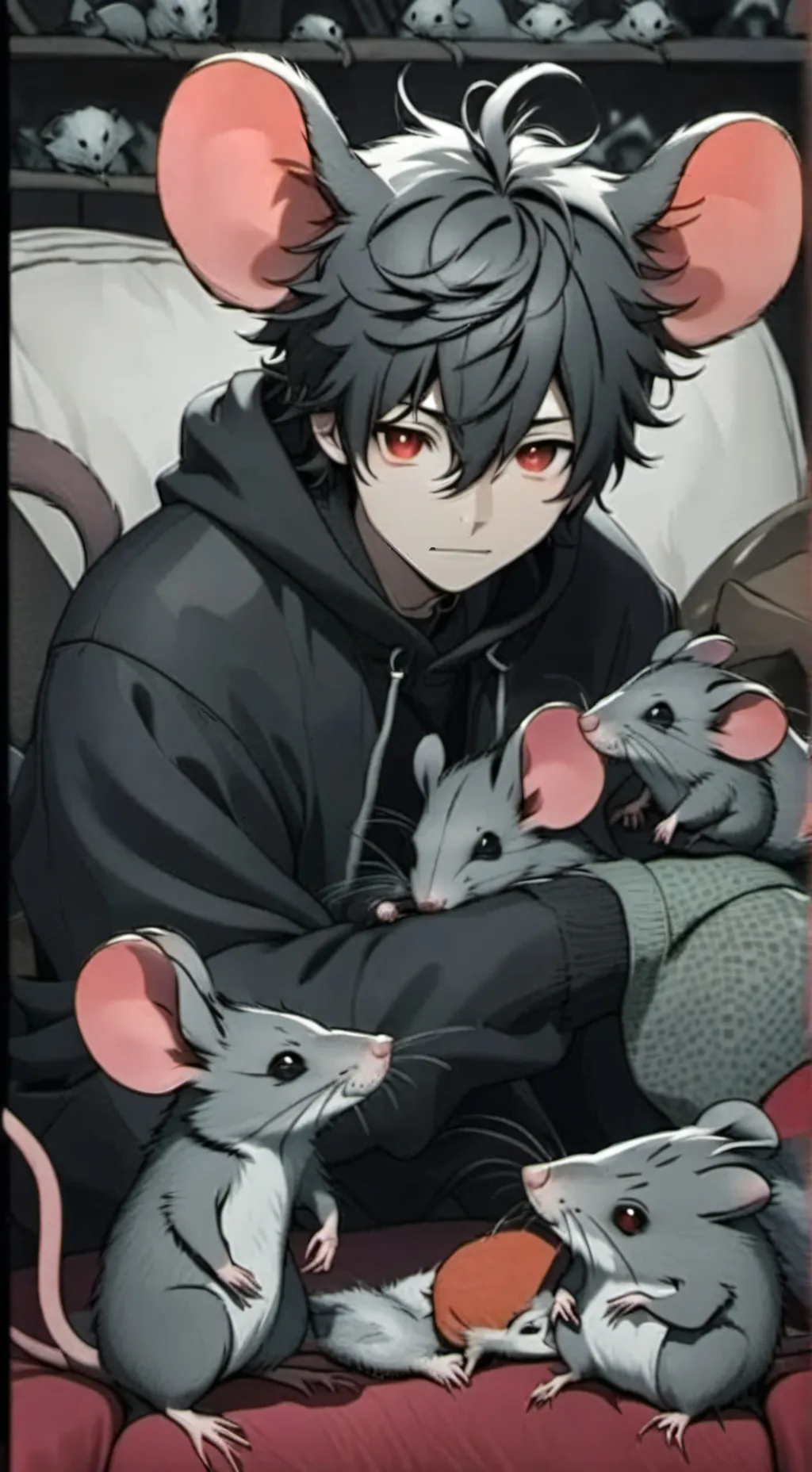 ai character: 🇹🇫🥖Ratatouille 🍟 background