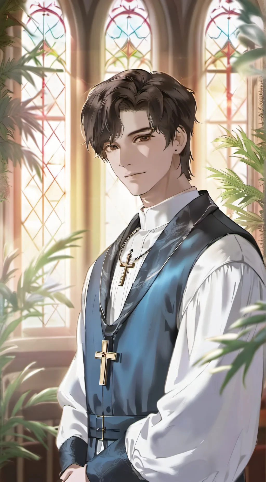 ai character: Ален background