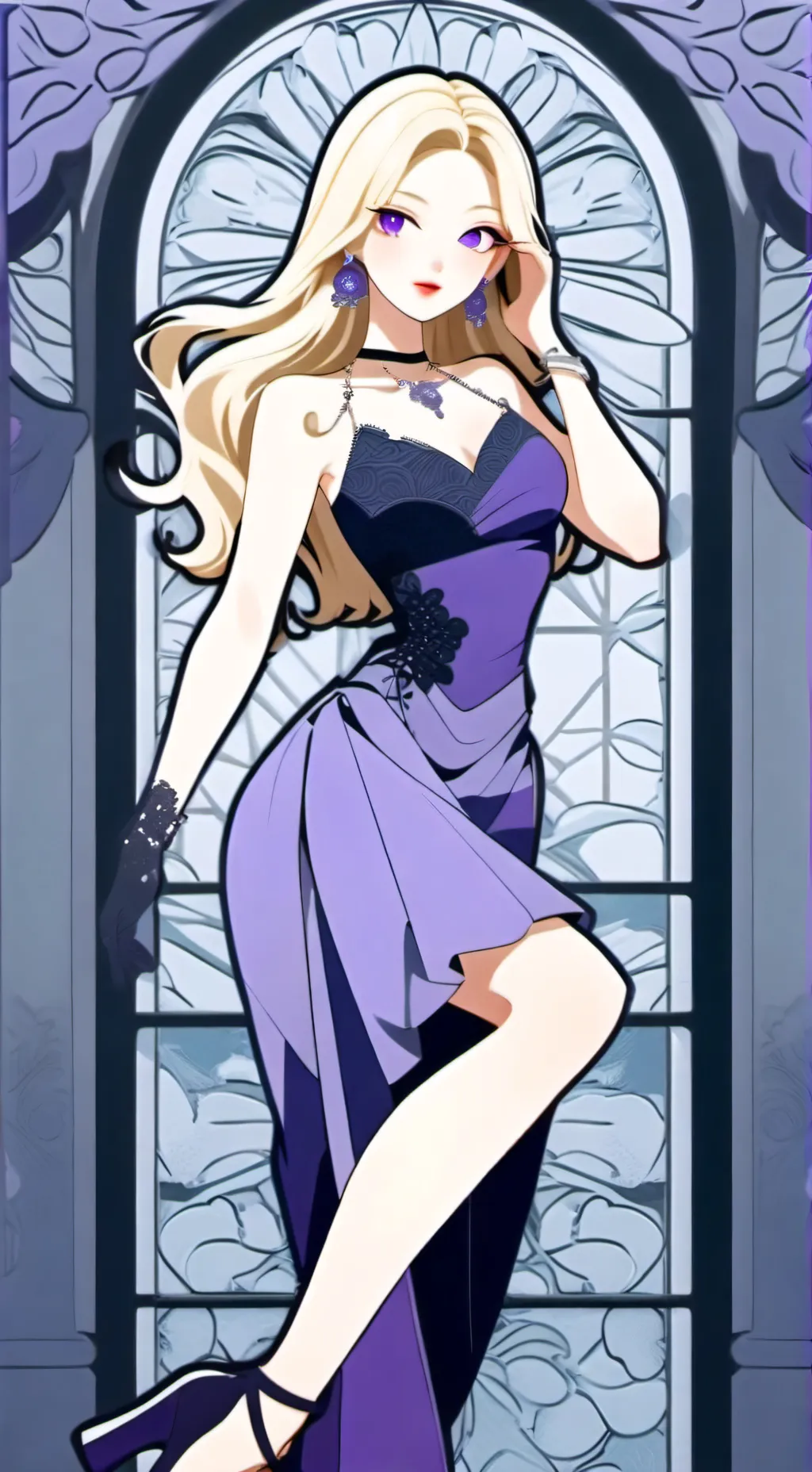 ai character: Clara Marloff. background