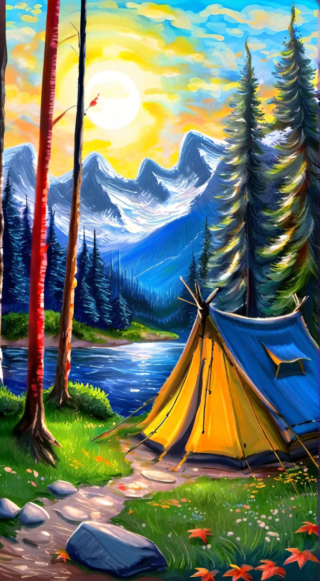 ai character: Murder Drones  background