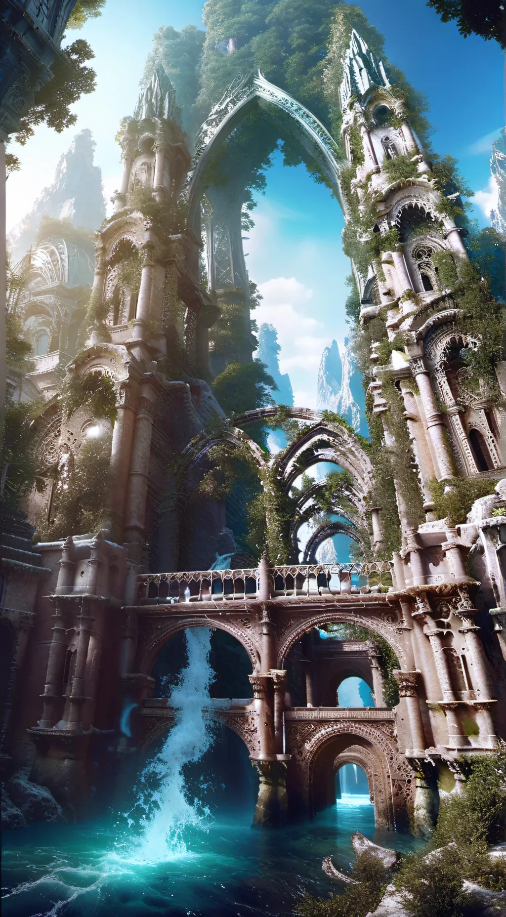 ai character: Genshin au background