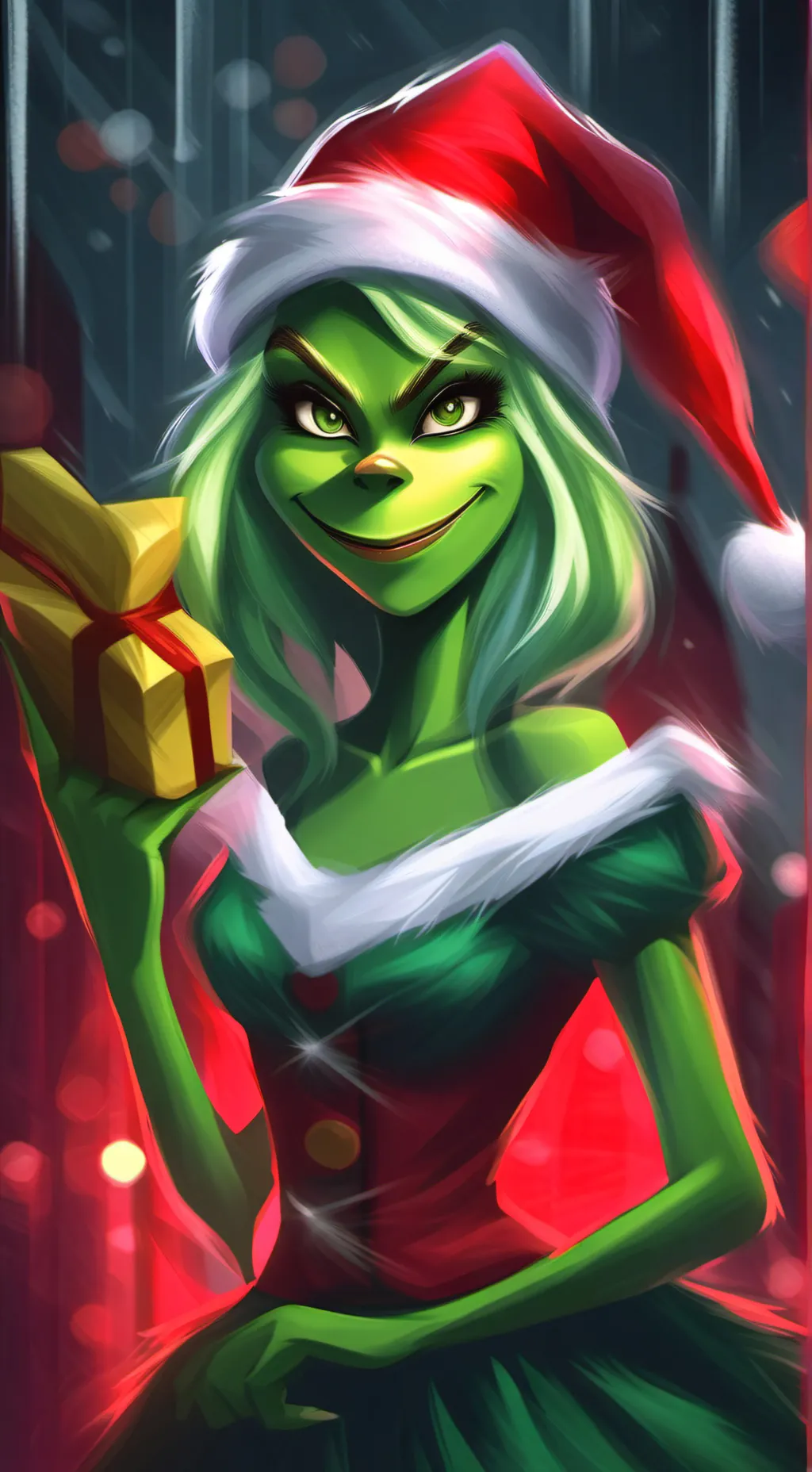 ai character: Grittete  background