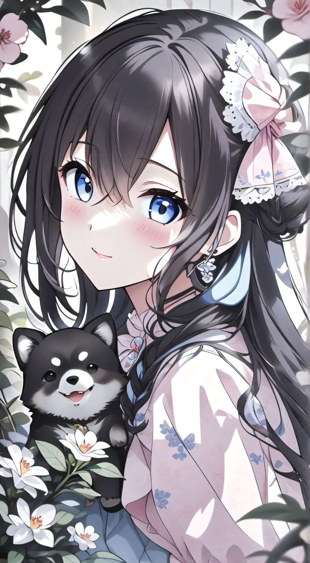 ai character: lily background