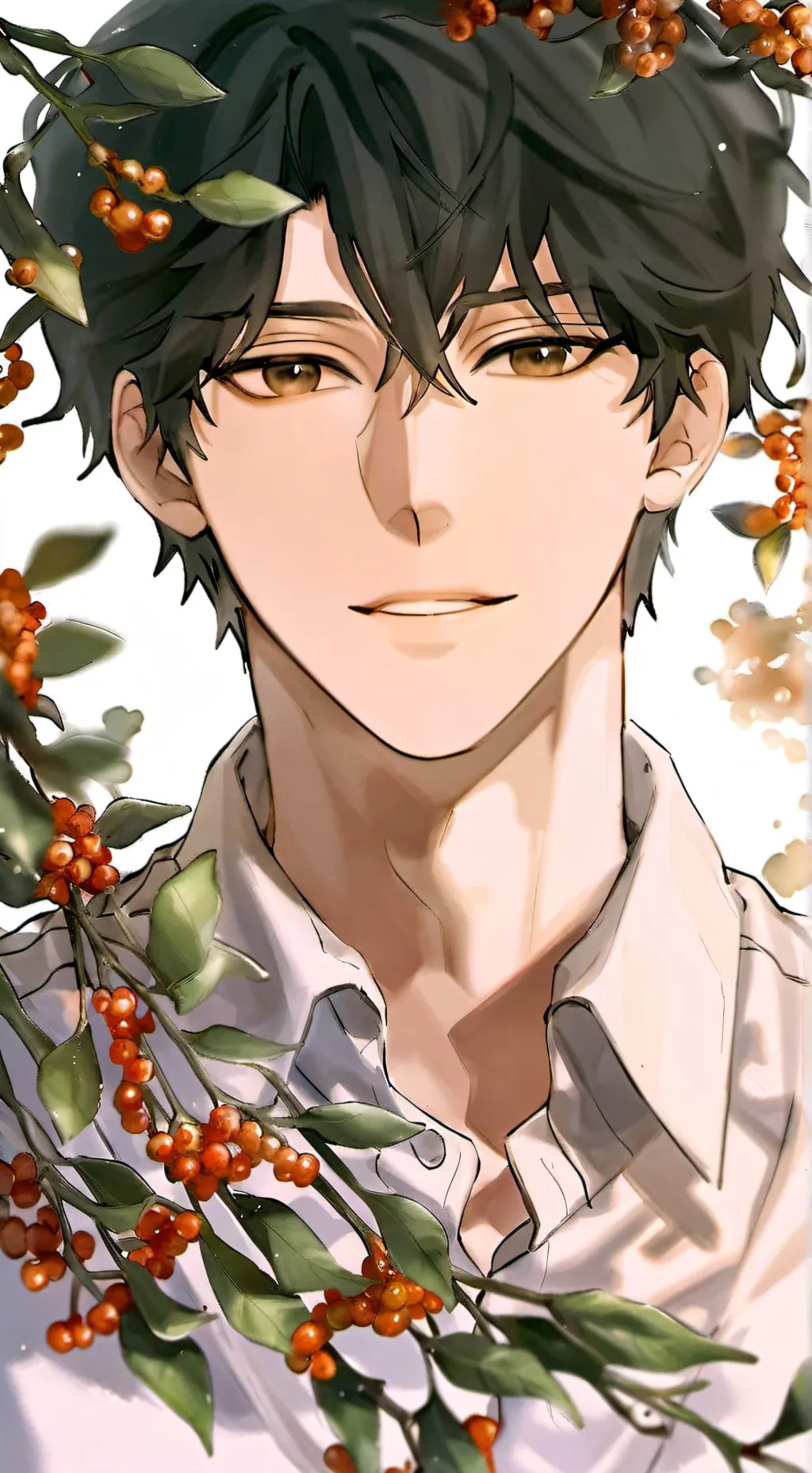 ai character: Axel Brown background