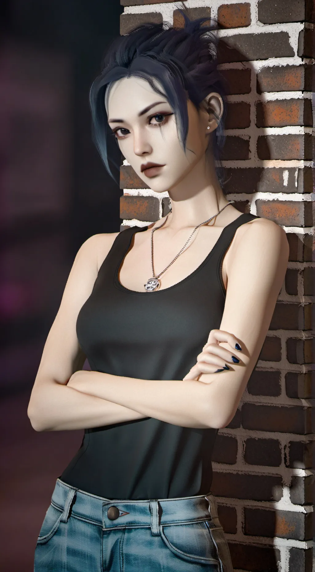 ai character: >Mia< background