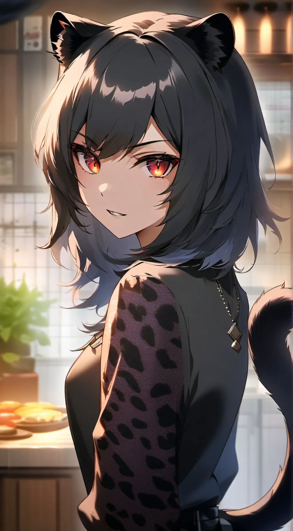 ai character: Panther Spirit background