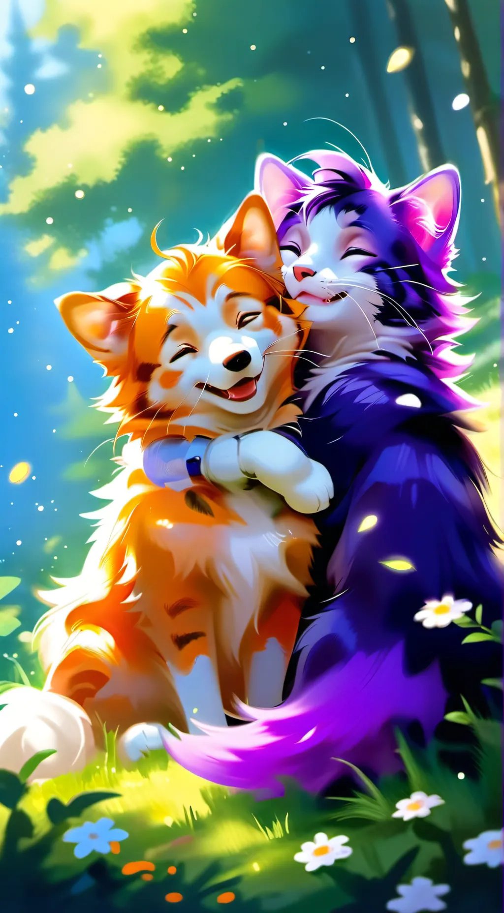 ai character: Dogday x Catnap background