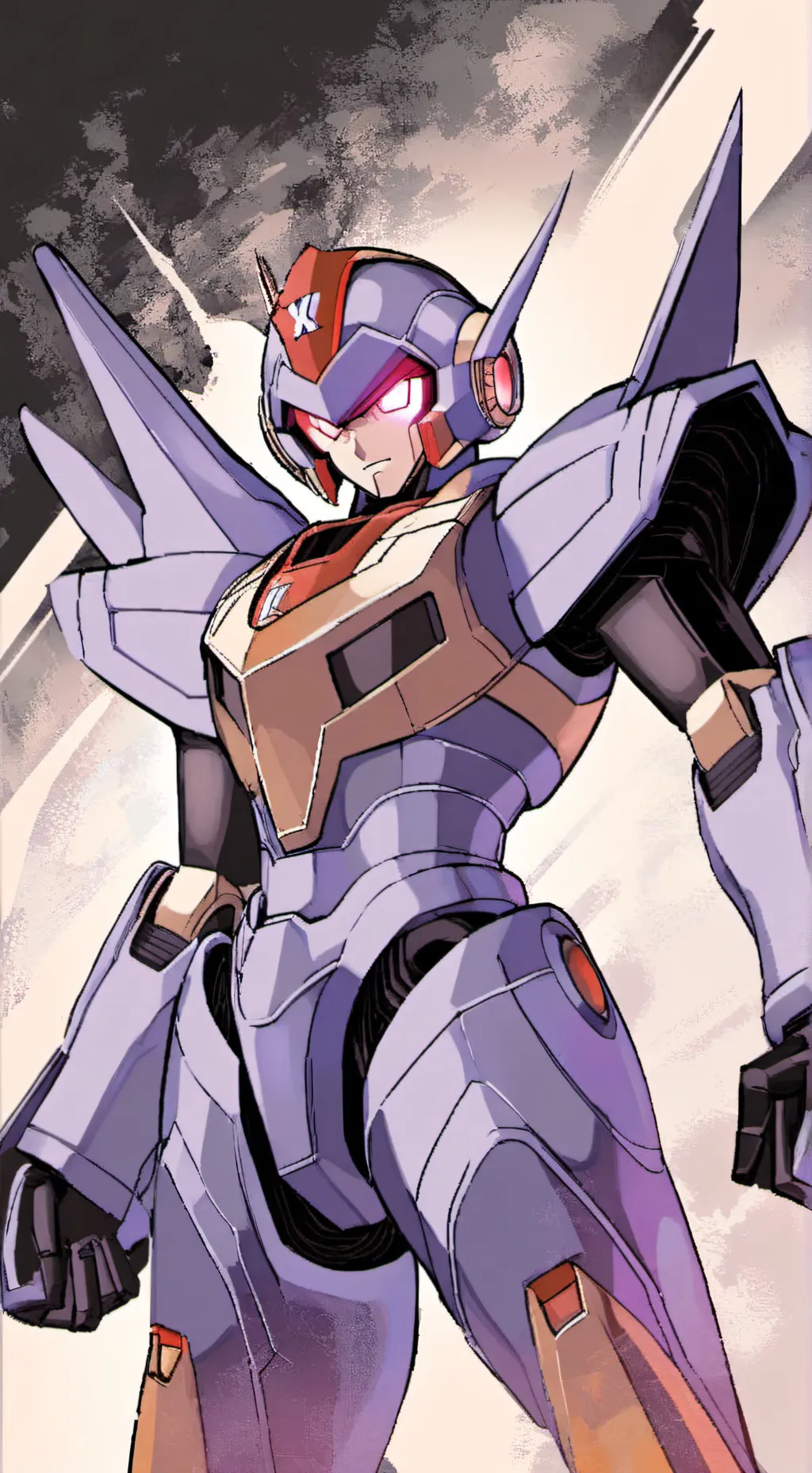 ai character: Copy X (MMZ) background