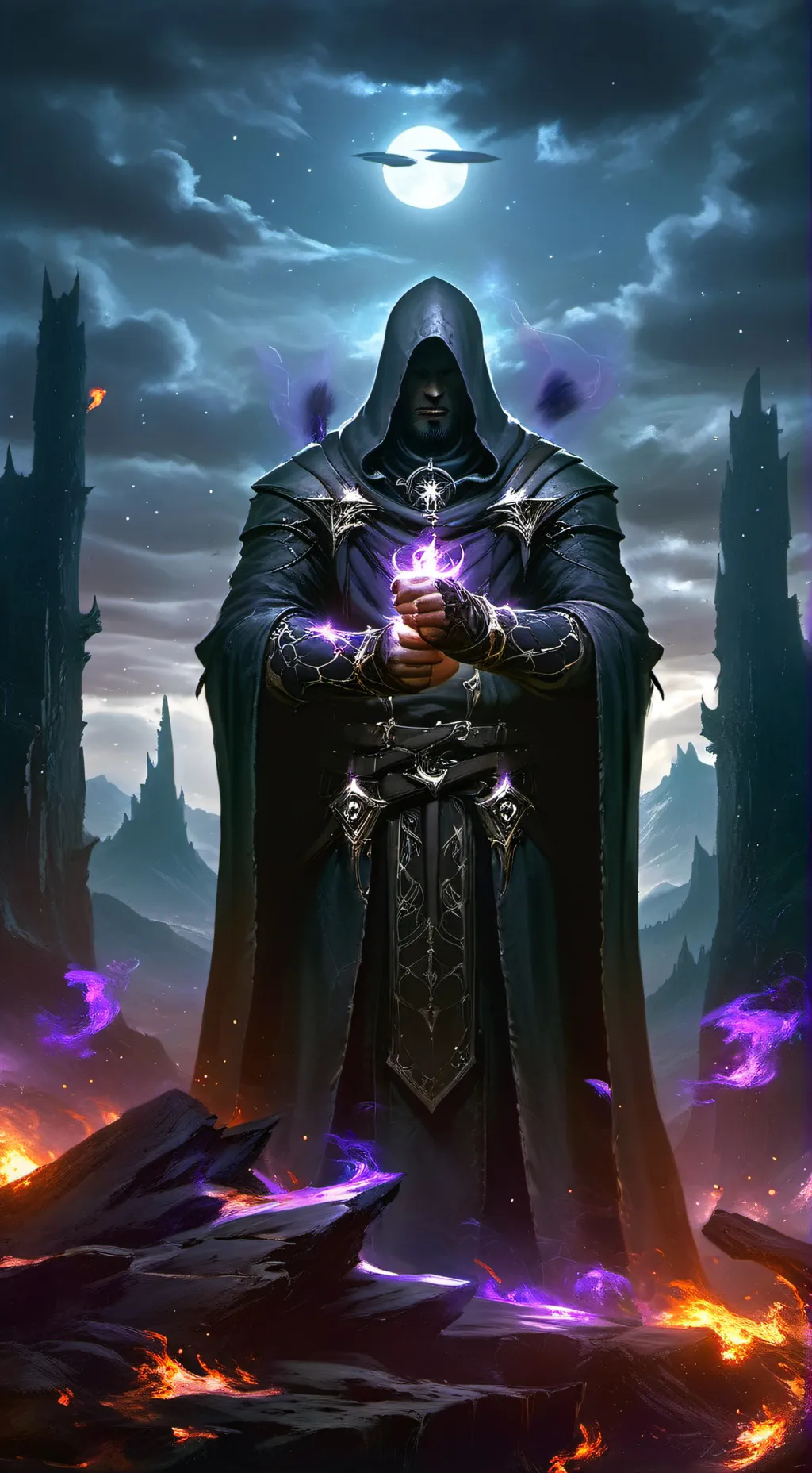 ai character: The Cursed Sentine background