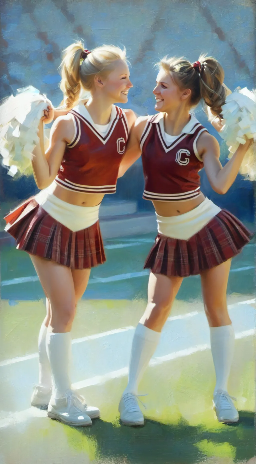 ai character: Ashley and Bella background