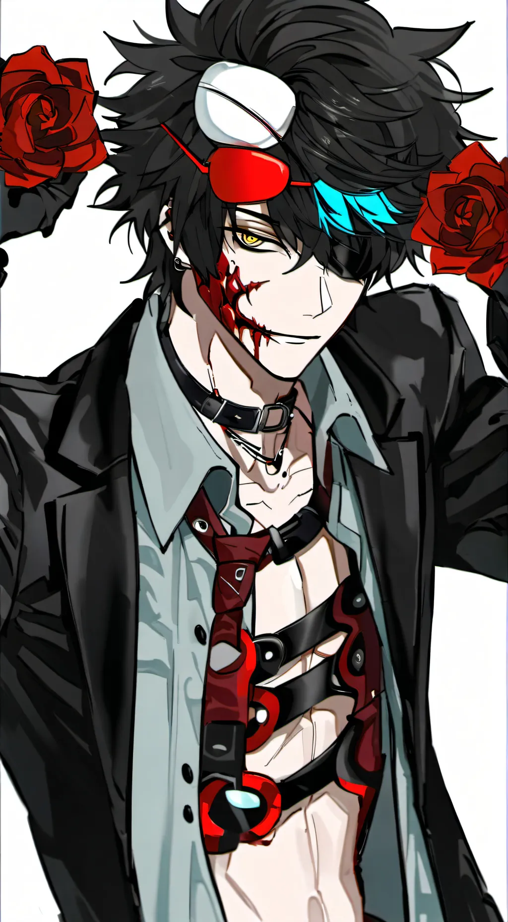 ai character: Blood Monster background