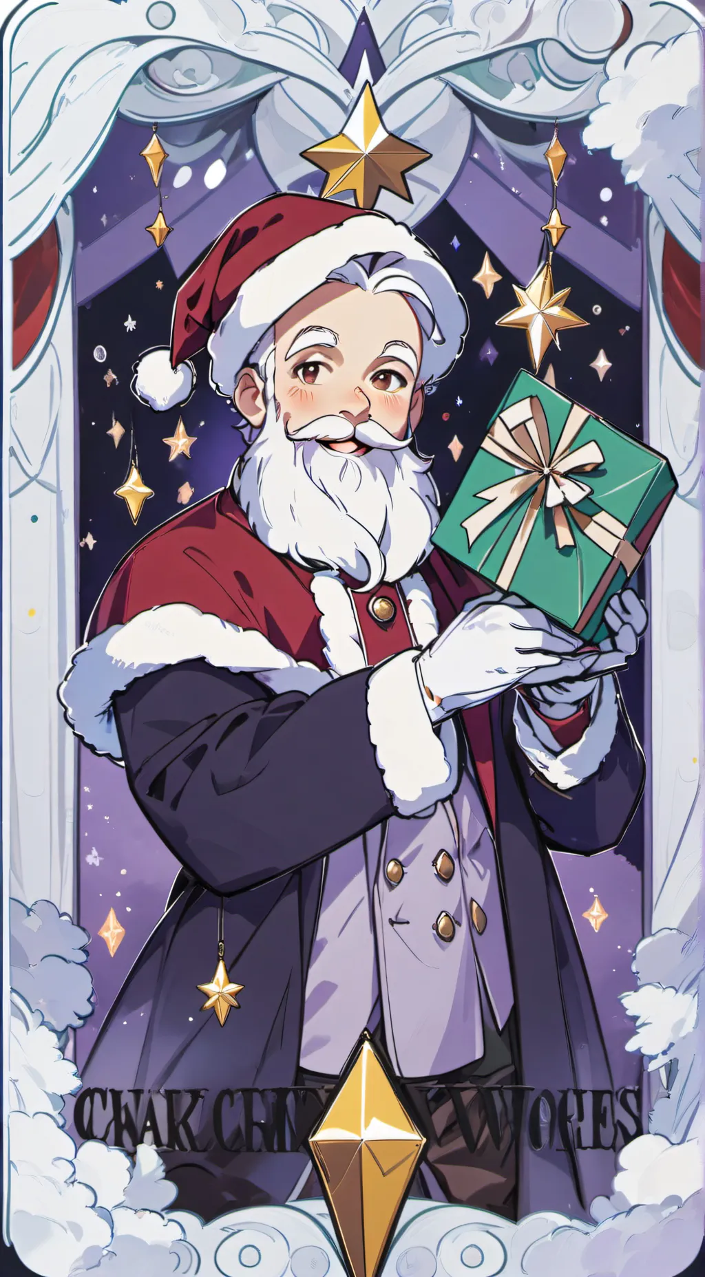 ai character: Buon natale! background