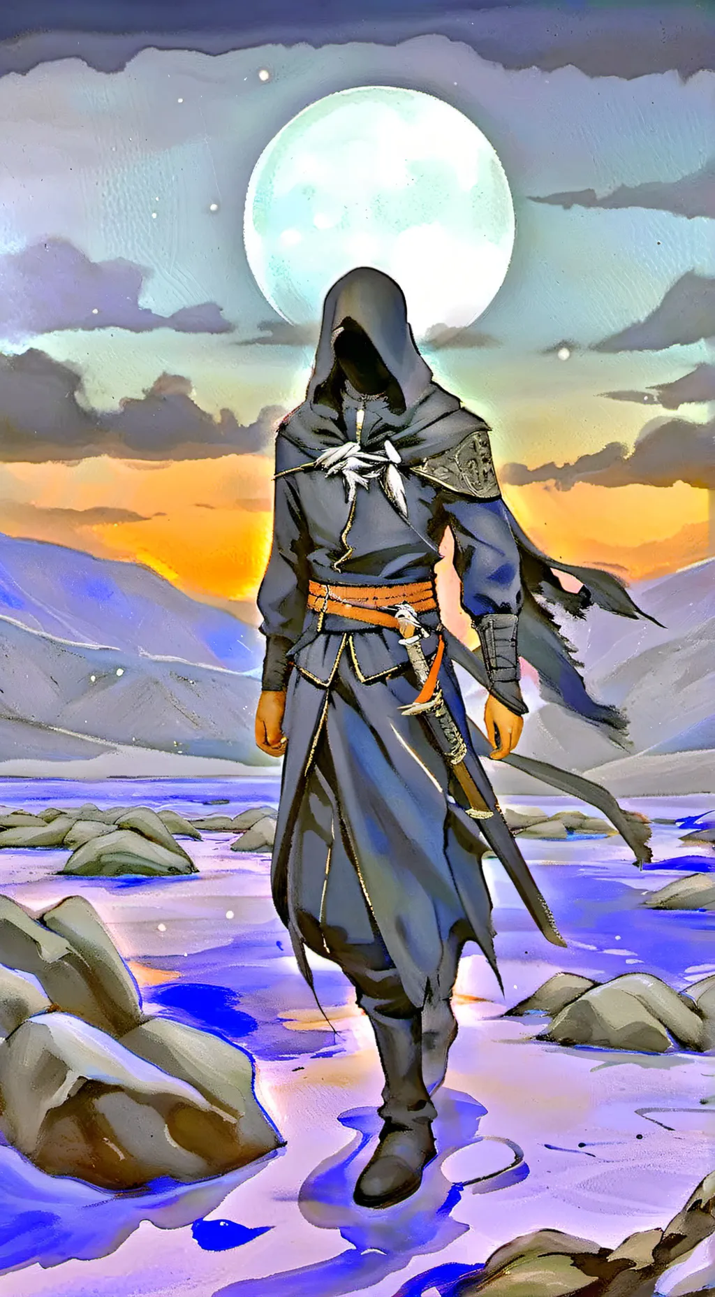 ai character: the man in my room background