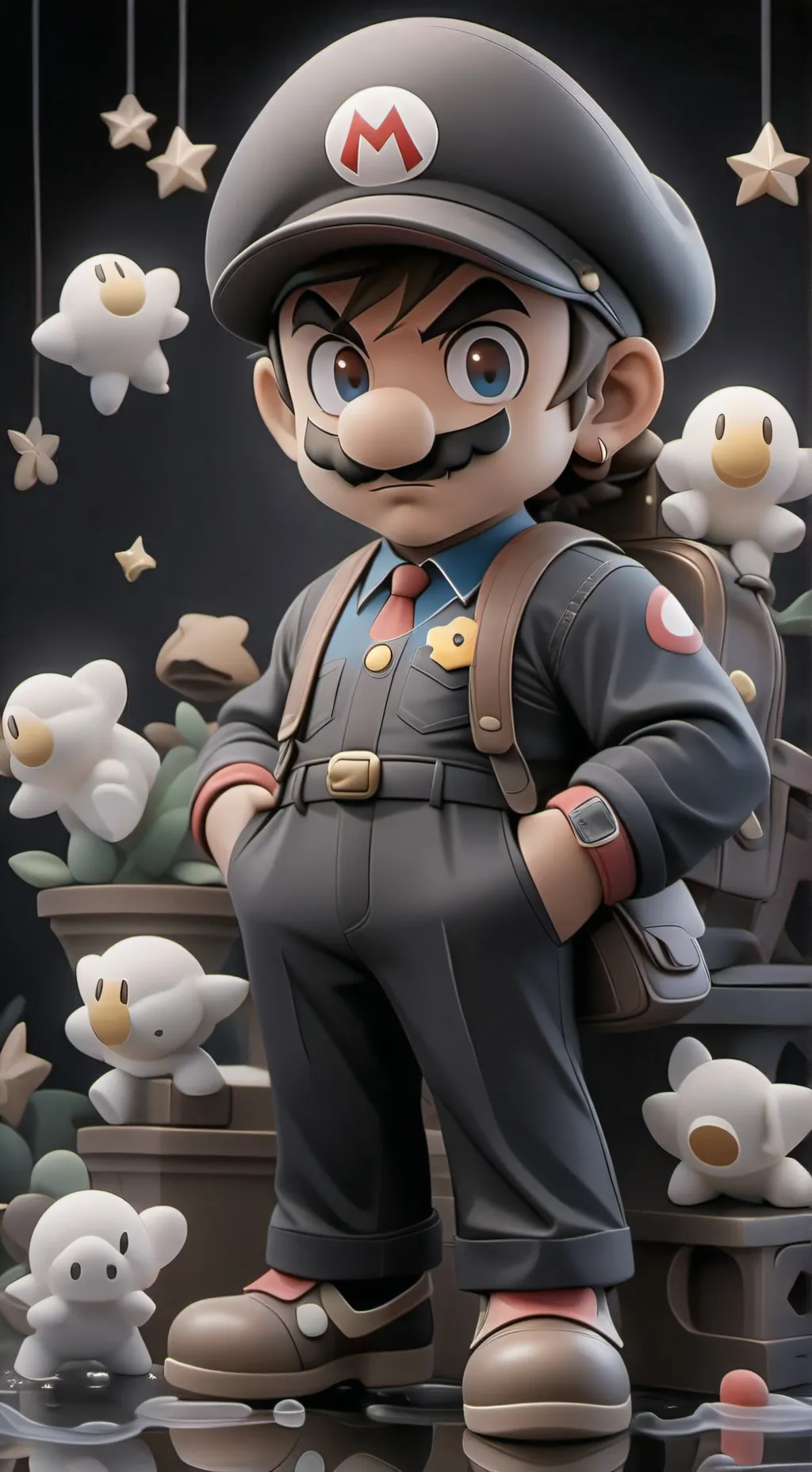 ai character: Sml but sprunki 2 background