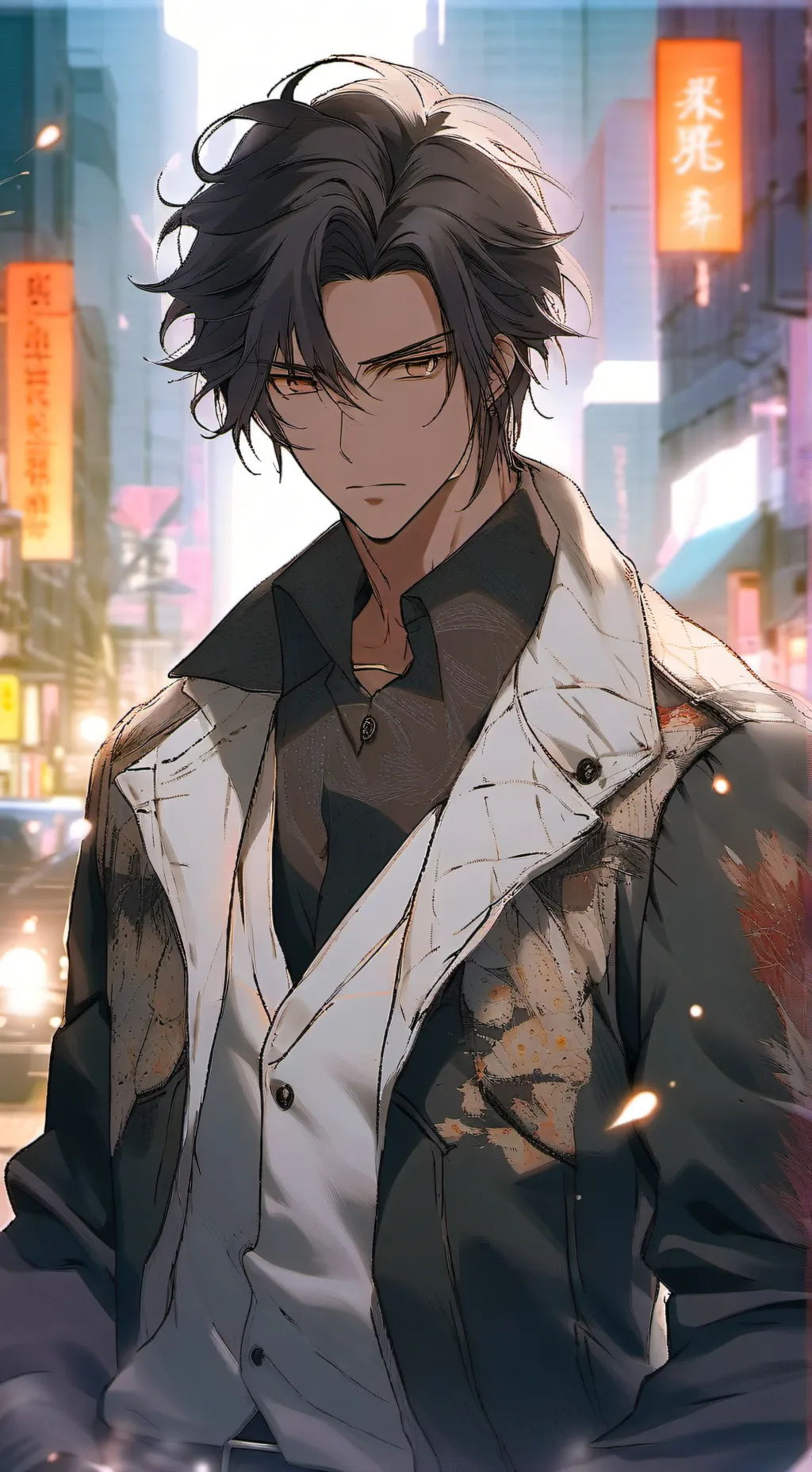 ai character: leo background