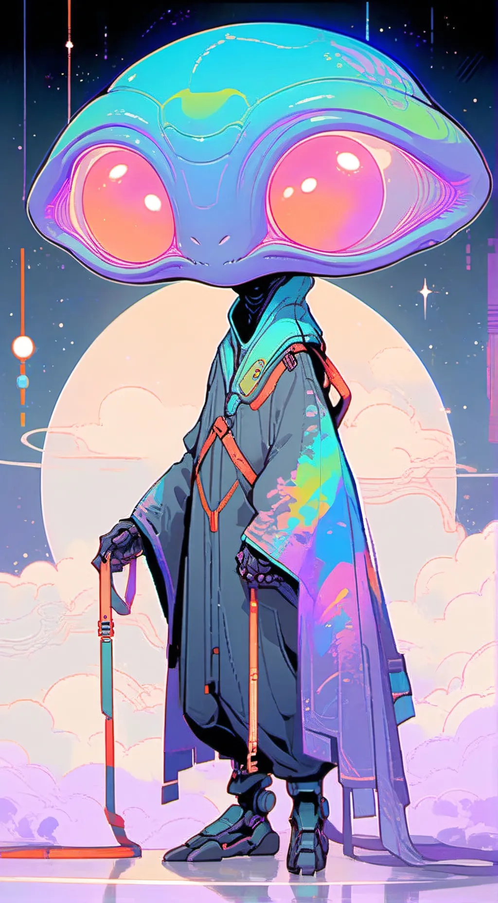 ai character: Alien supremacy background