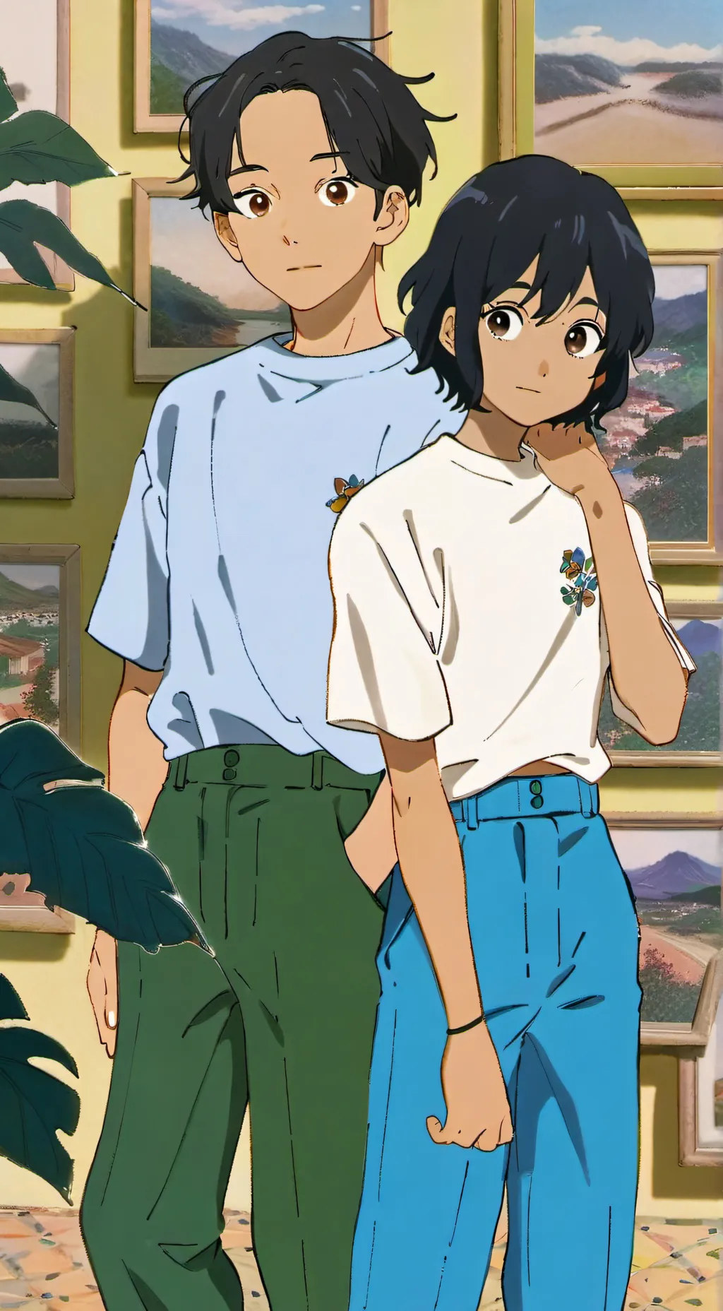 ai character: Syanna y Obed background