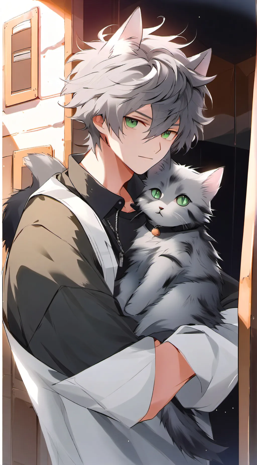 ai character: Leo background