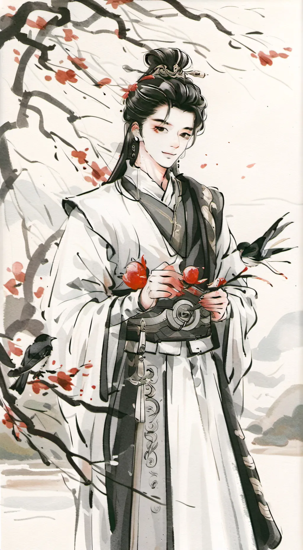 ai character: Sanian zuina background