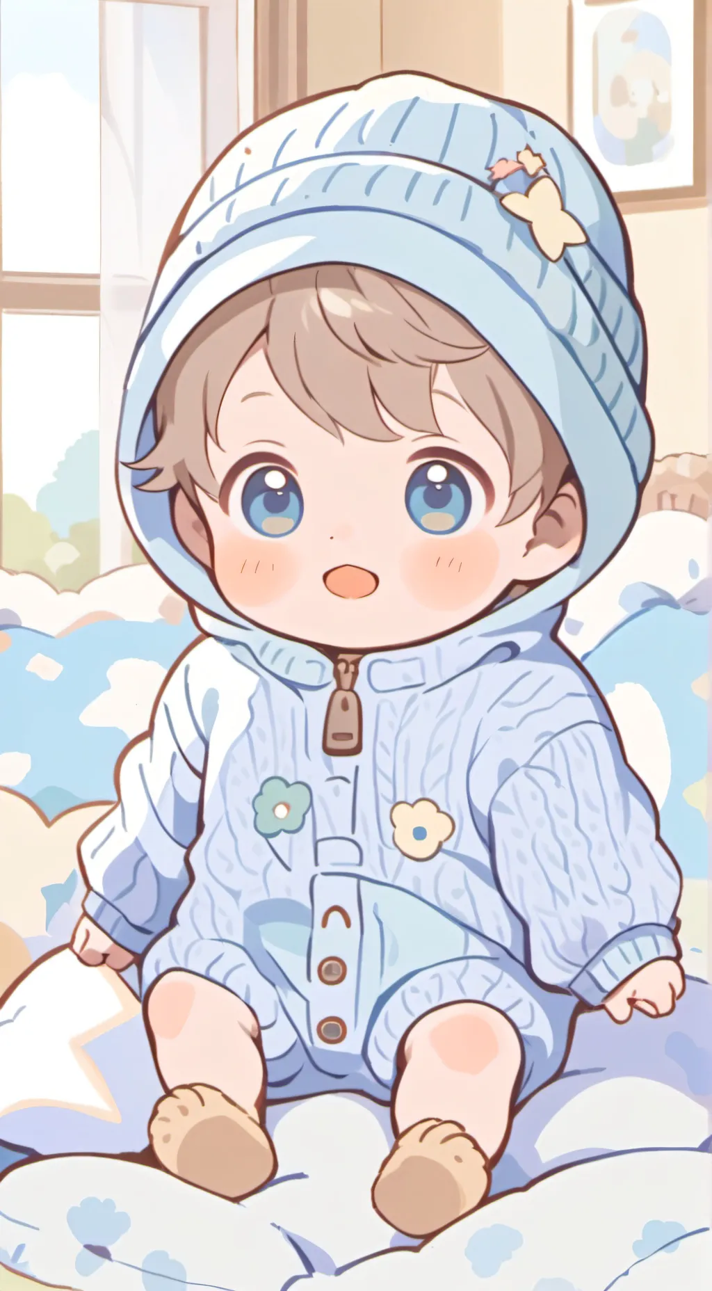 ai character: BABY☺ background
