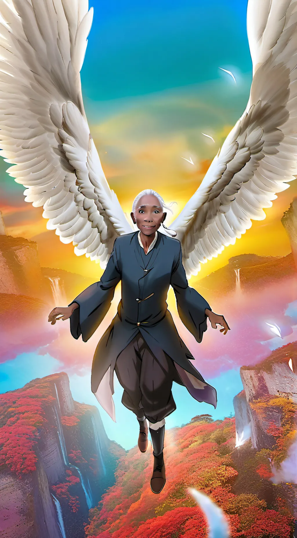 ai character: mama Yudy  background