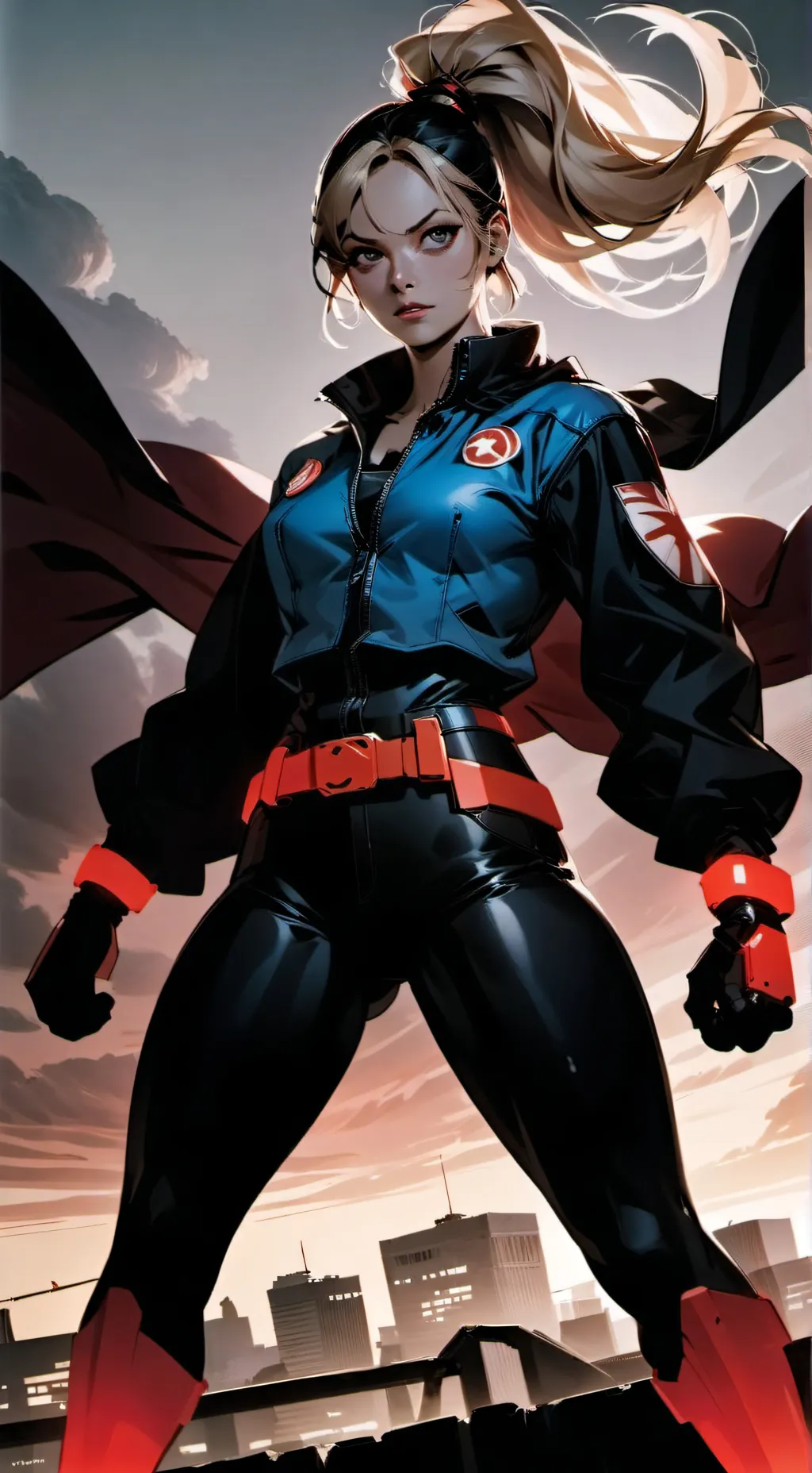 ai character: blue streak  background