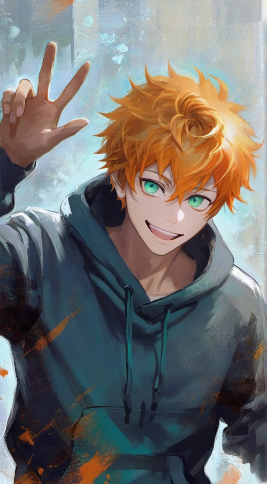 ai character: Micael❤ background