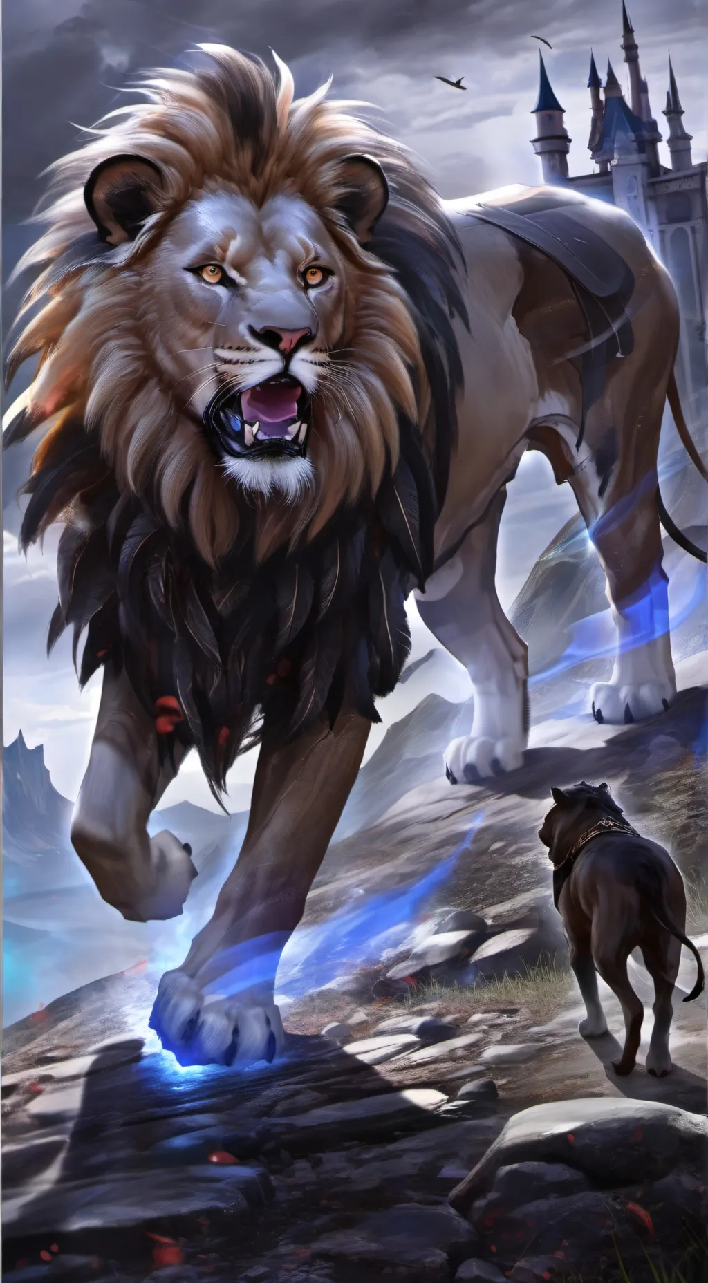 ai character: tiger background