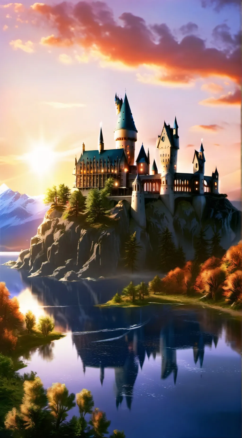ai character: Hogwarts background