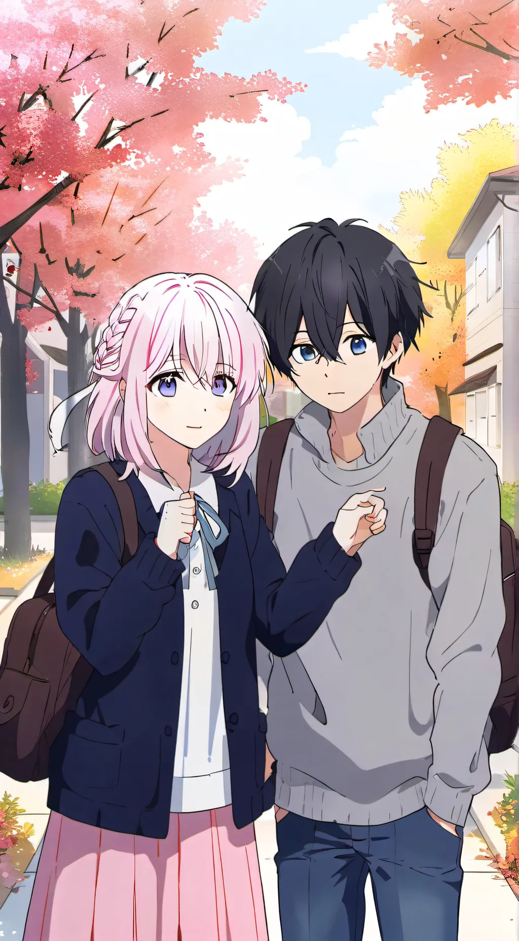 ai character: You And Ur Gf background