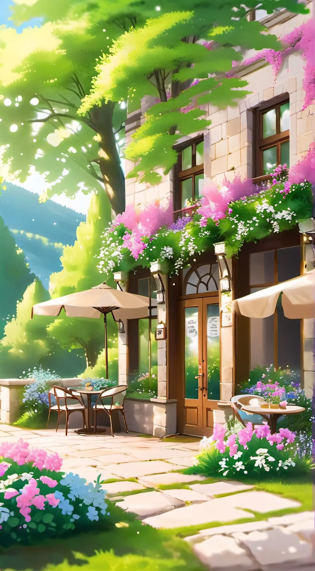 ai character: ~Lukina's Cafe!~ background