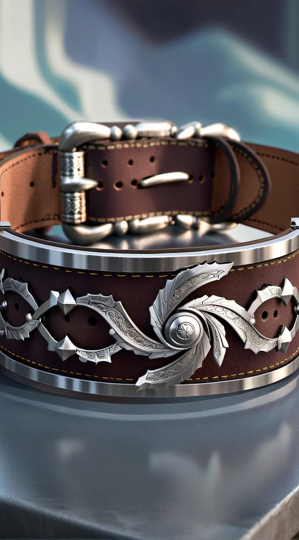 ai character: The collar  background