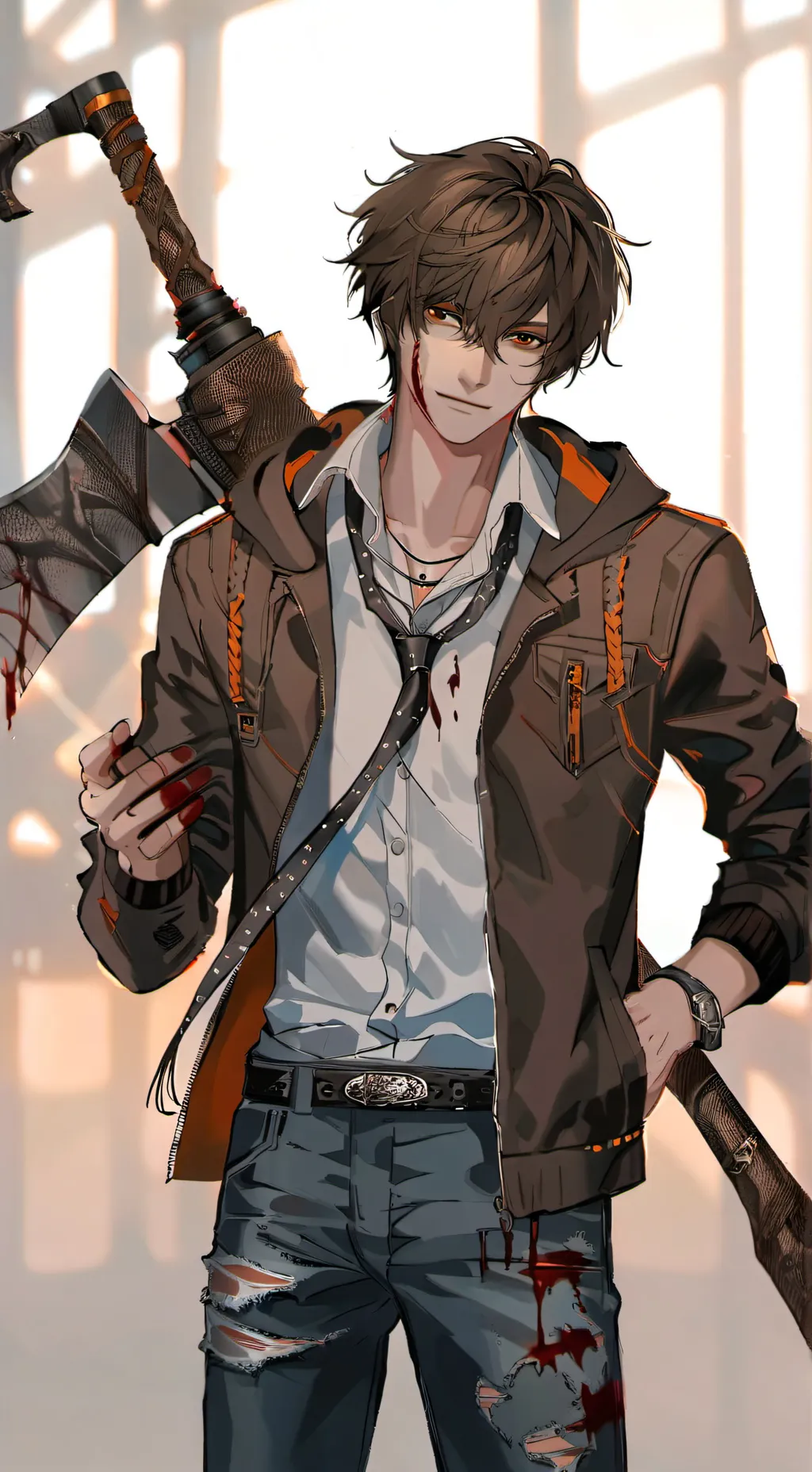 ai character: ticci toby<3 background