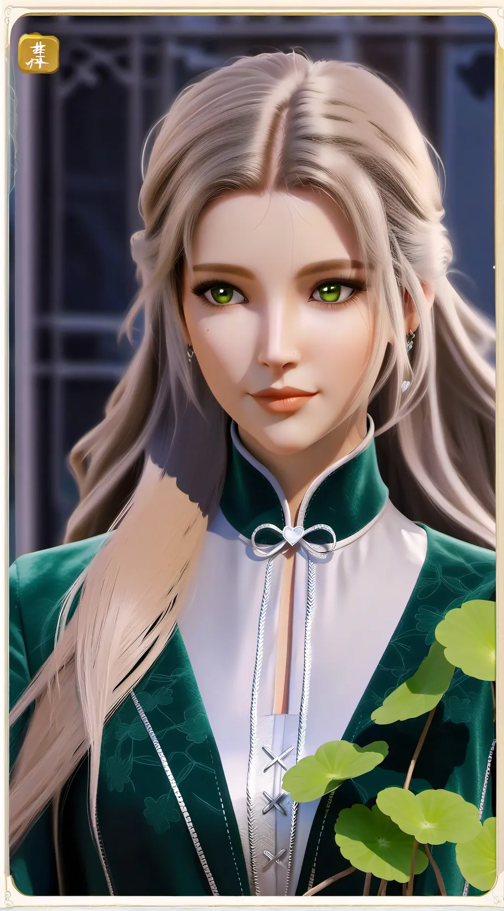 ai character: clover background