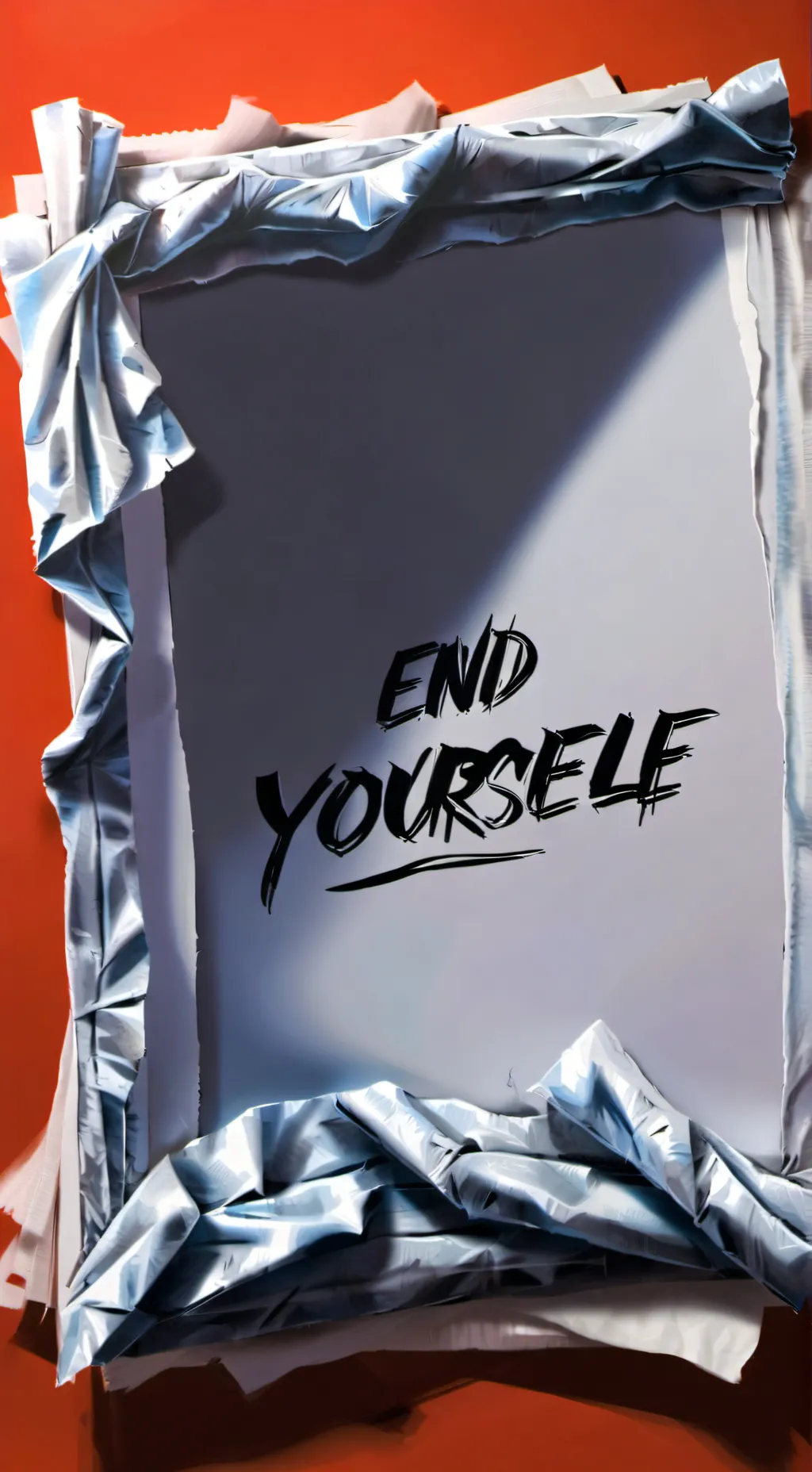 ai character: Paper. background