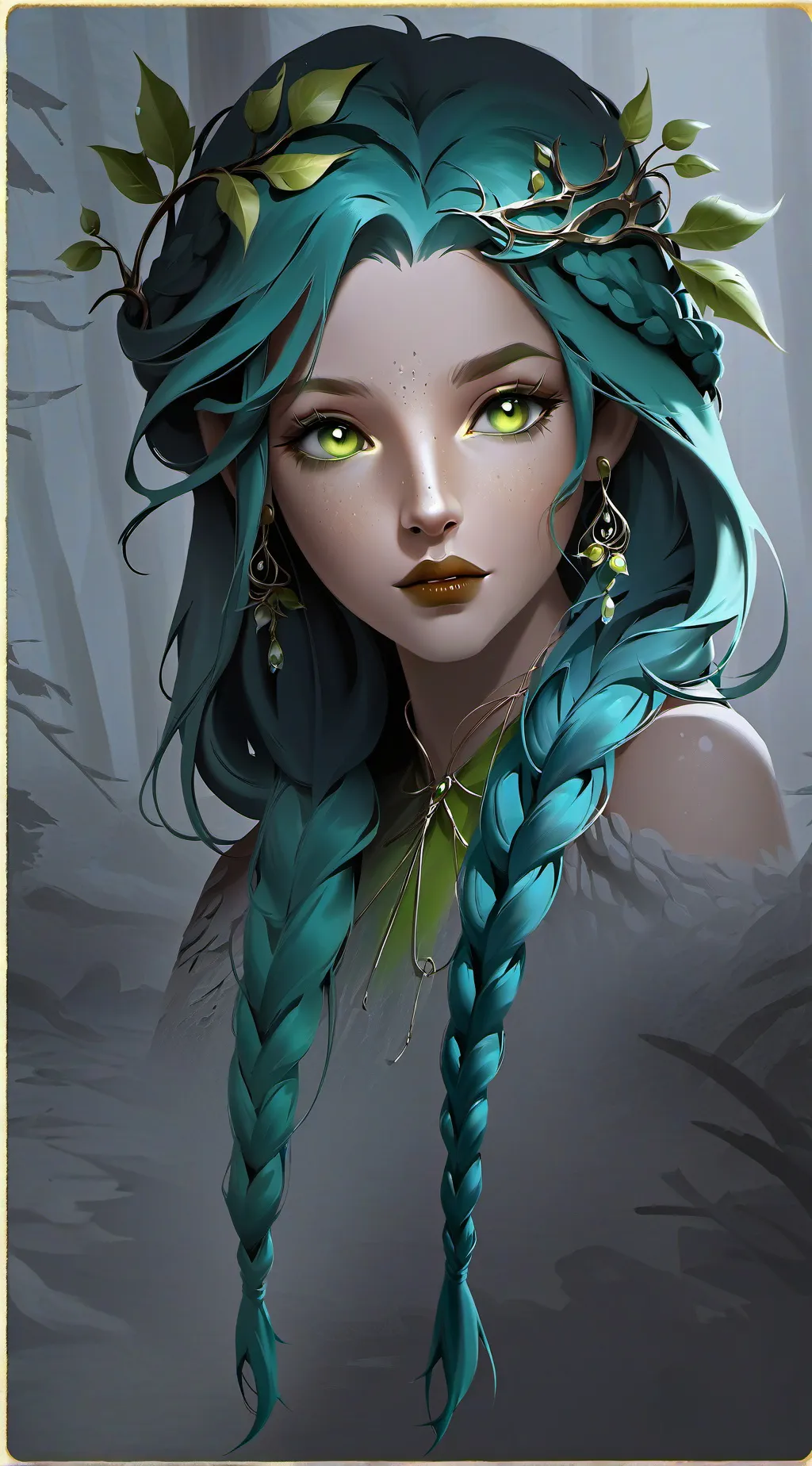 ai character: Verde  background