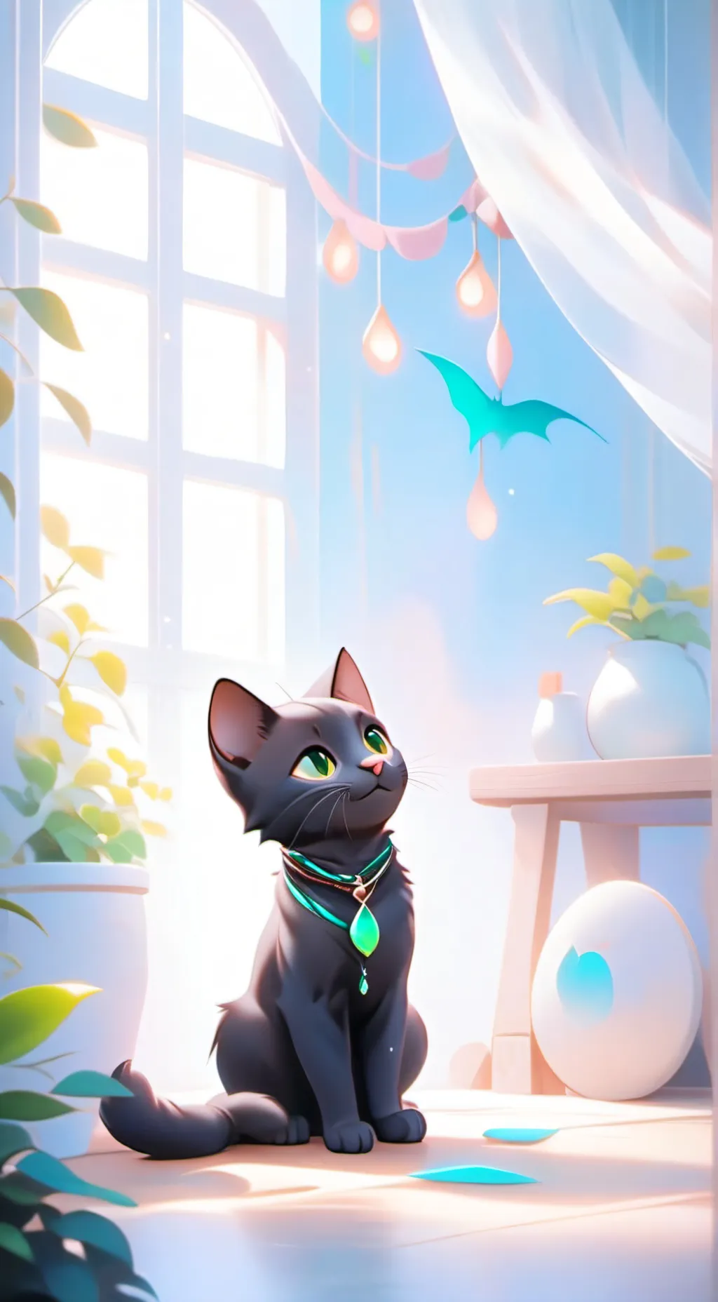 ai character: your pet cat background