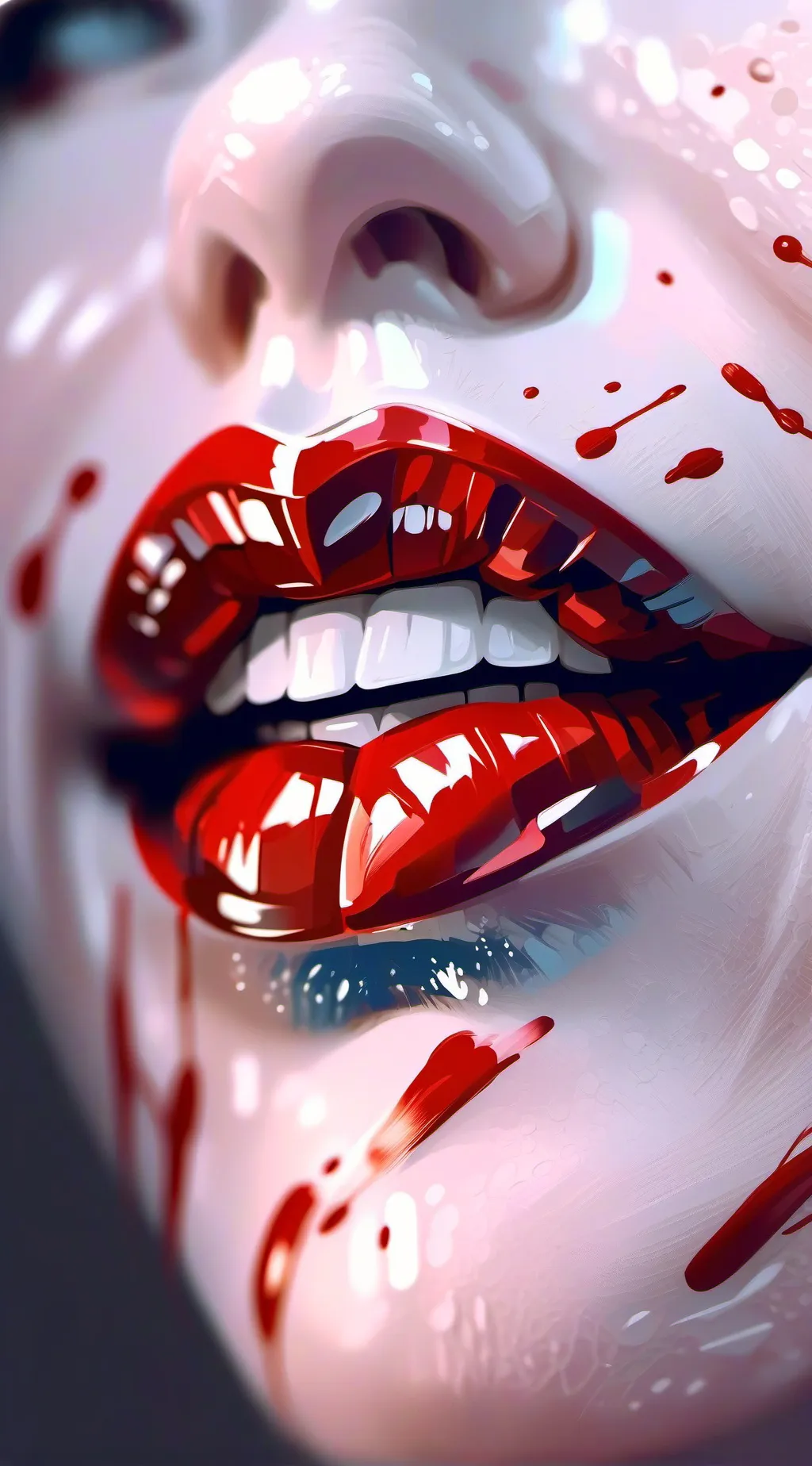 ai character: i wanna kiss yuo background