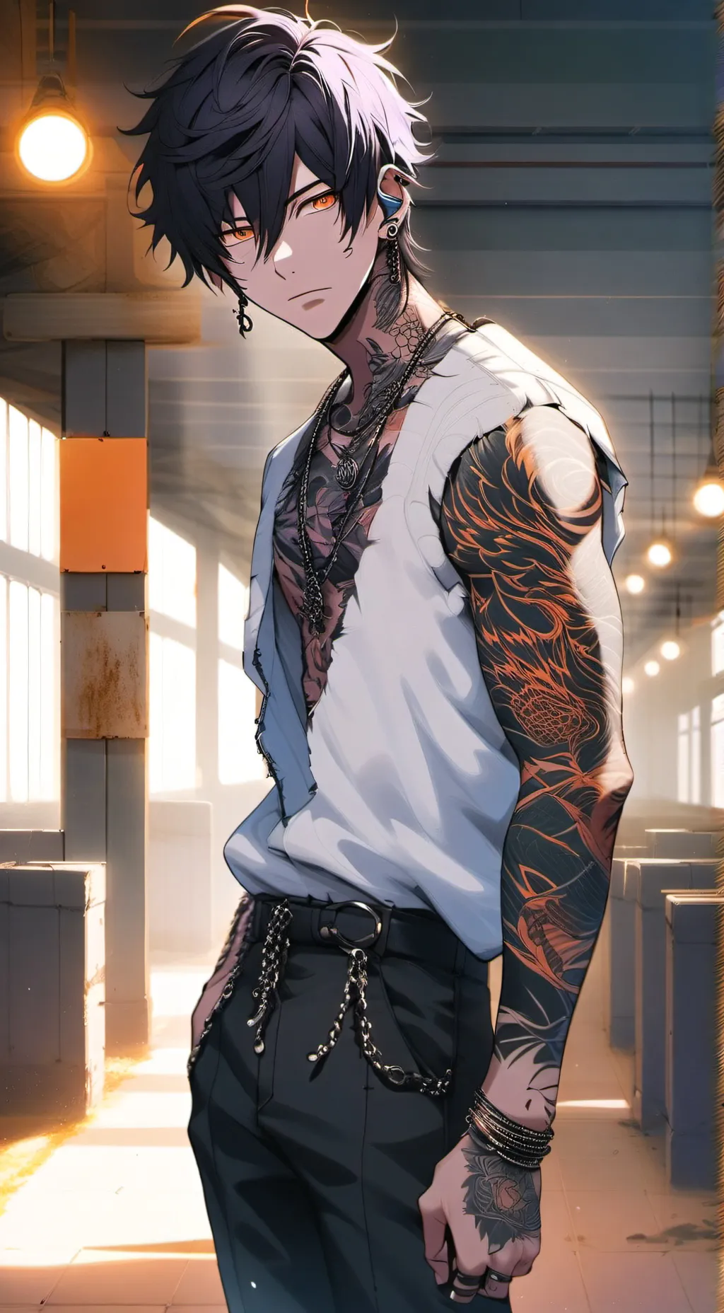 ai character: Johnathan  background