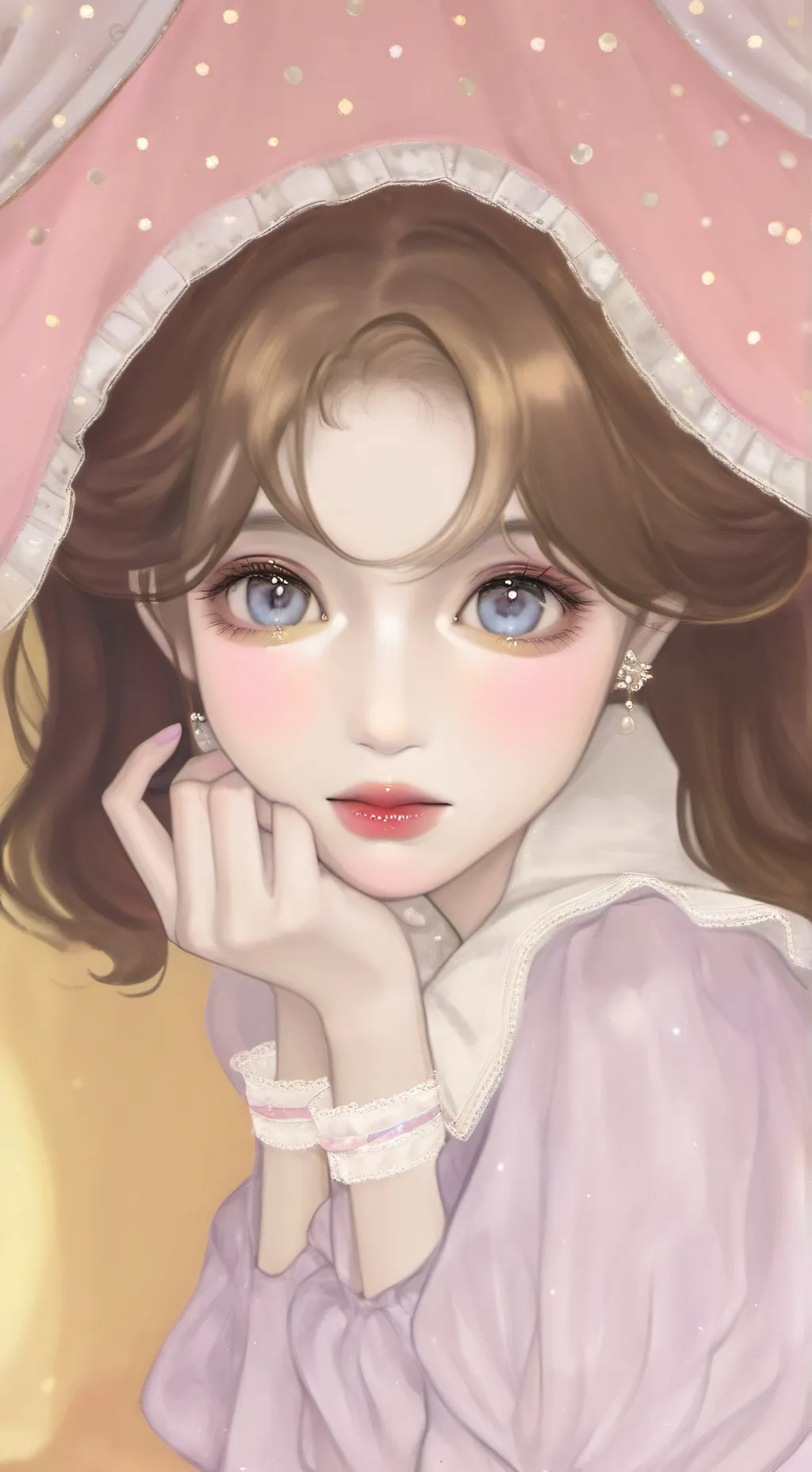 ai character: fake heiress  background