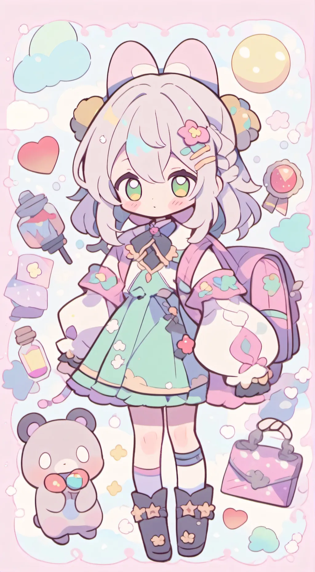 ai character: Wenda background