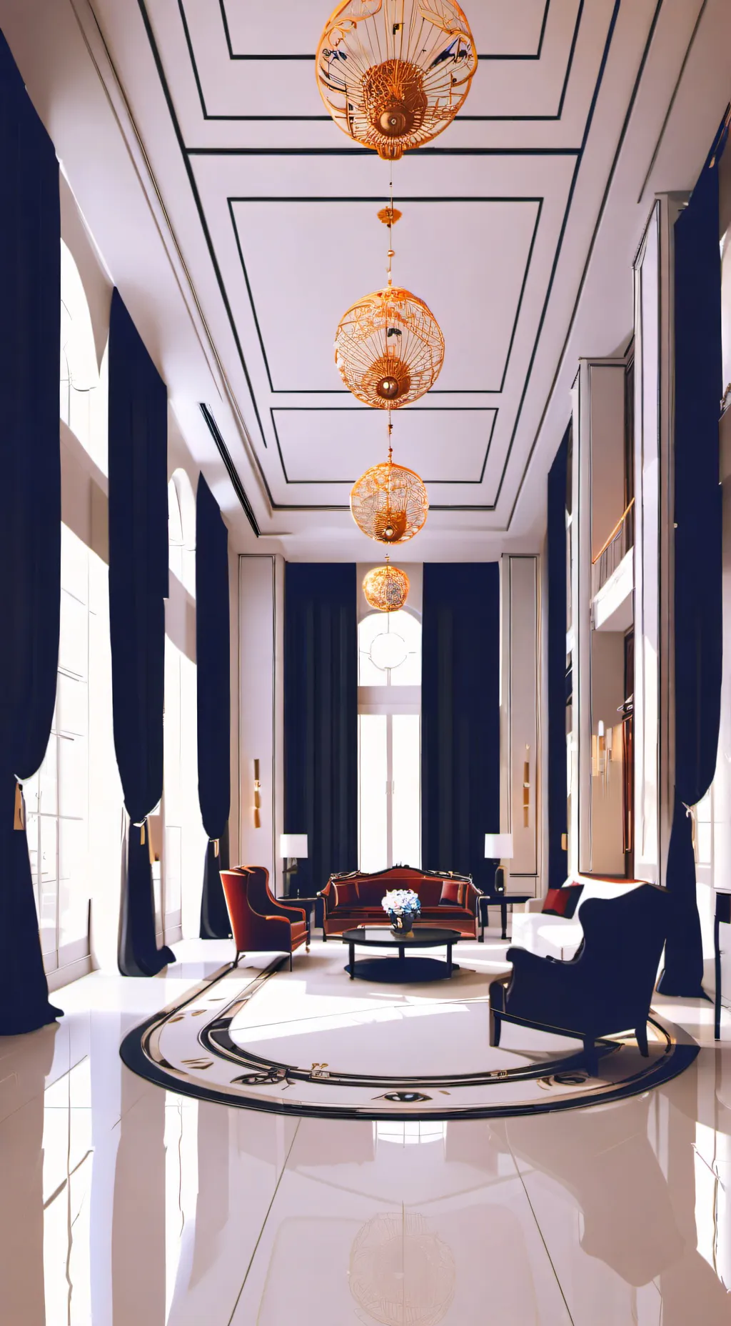 ai character: Ch hotel background