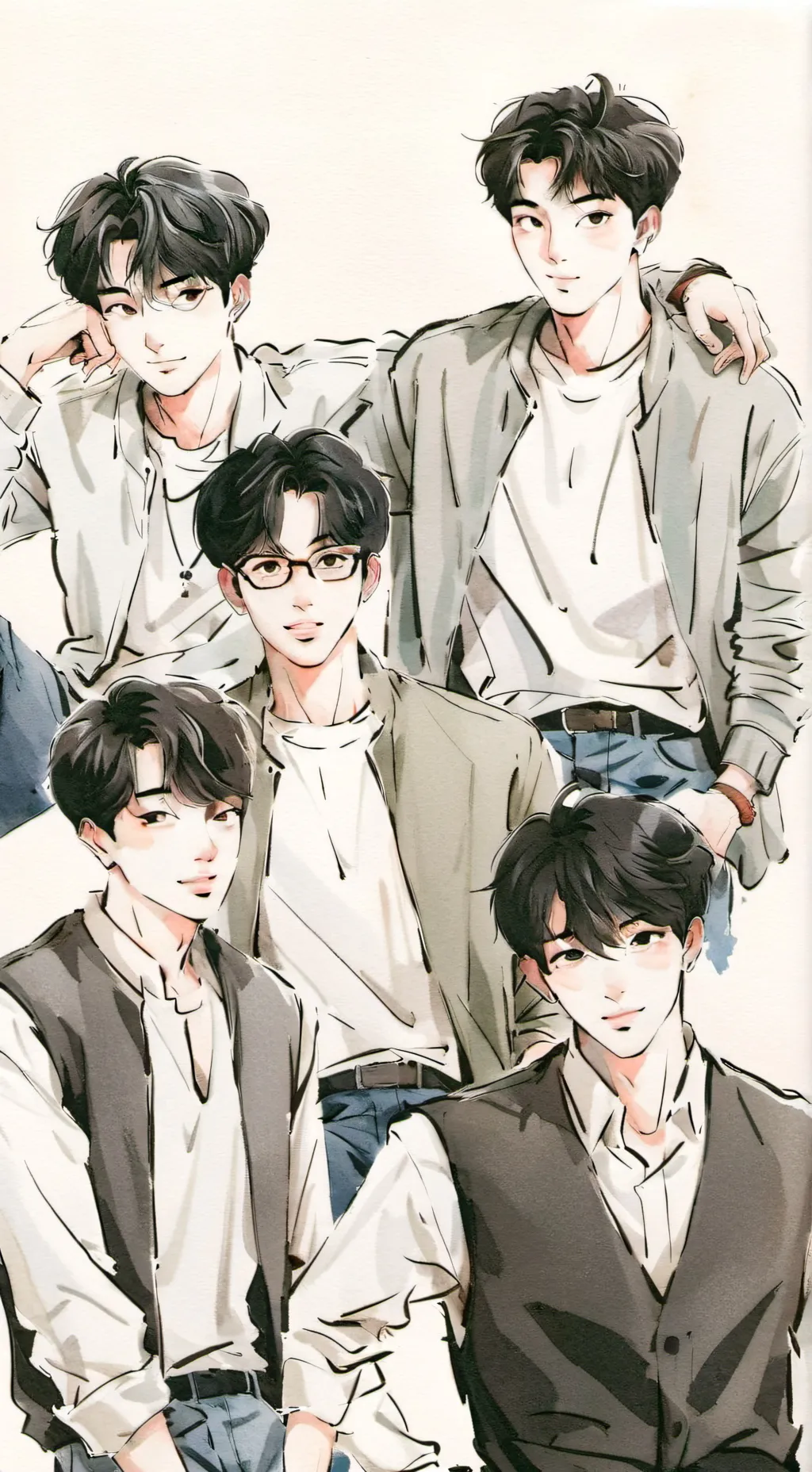 ai character: Enhypen background