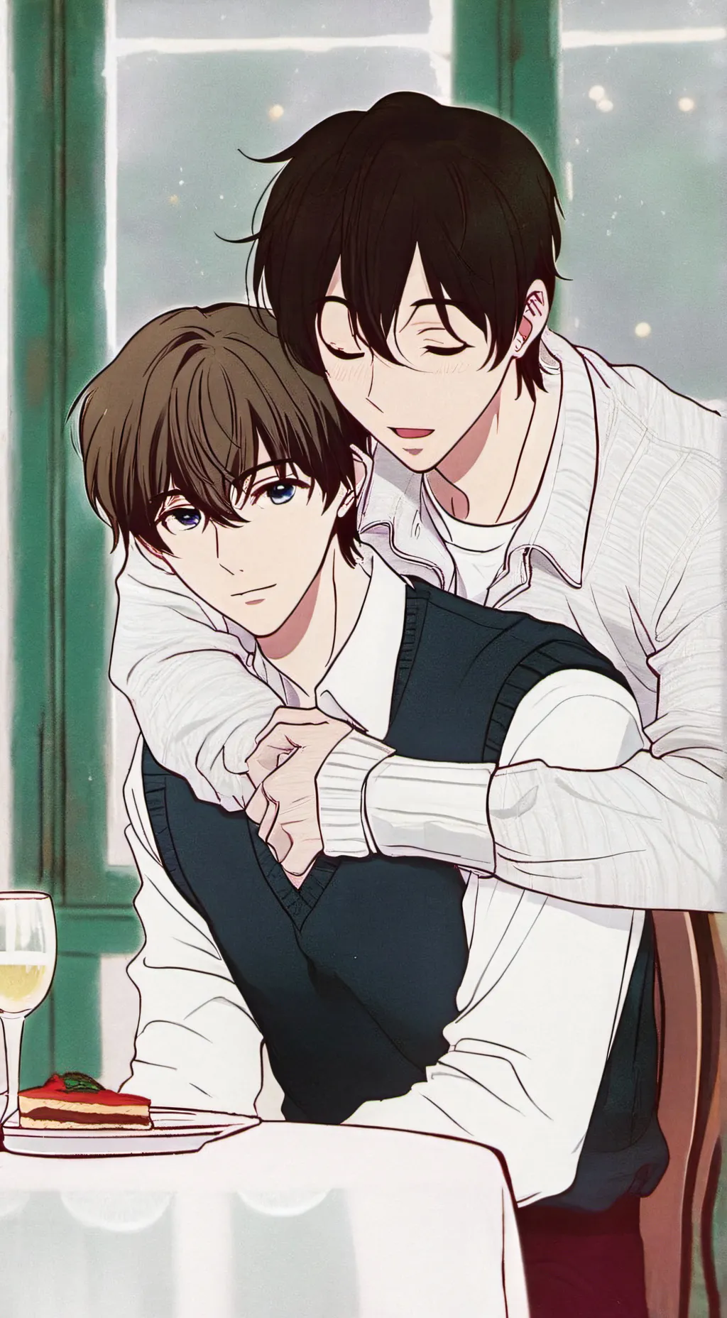 ai character: Daniel y Matteo background