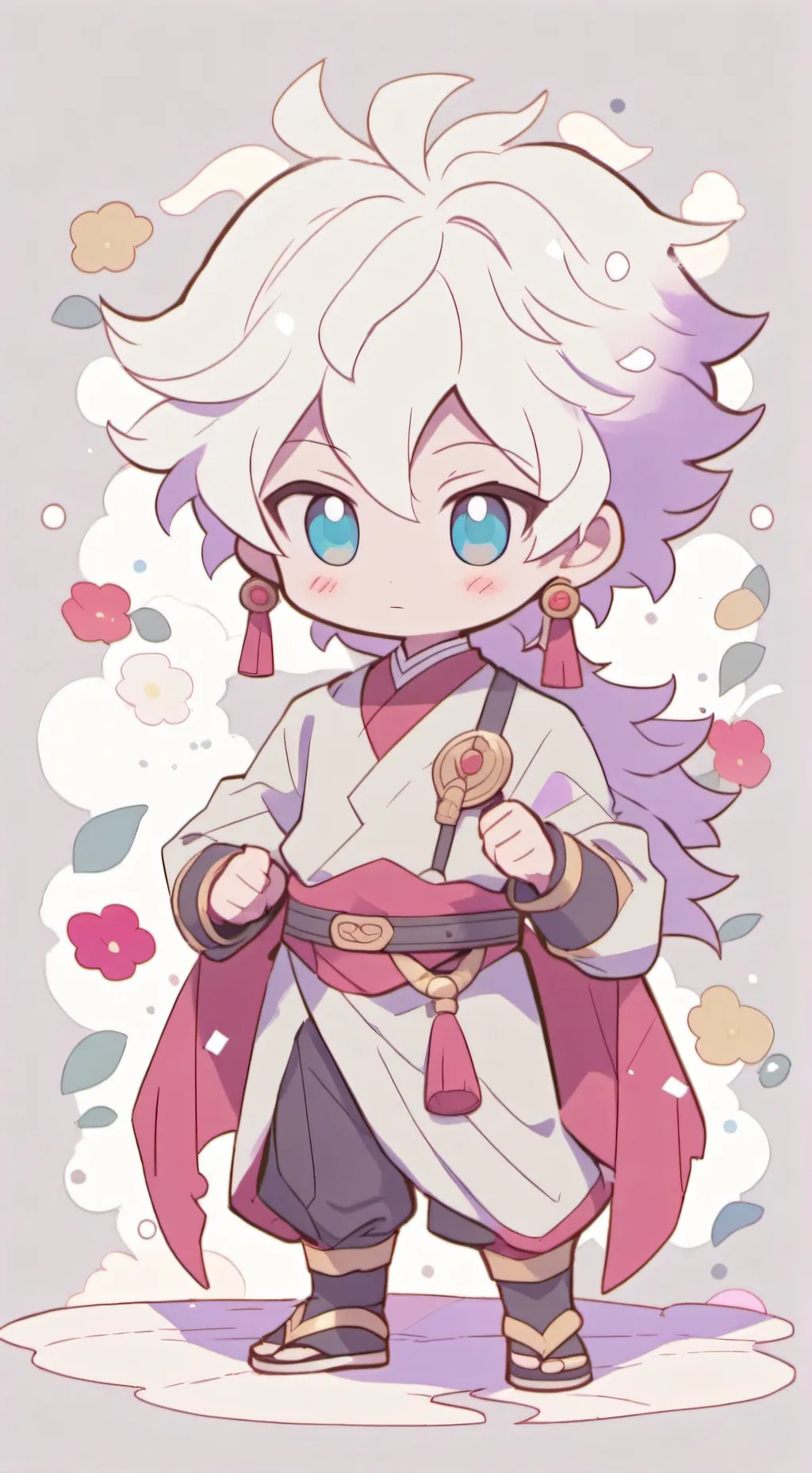 ai character: Mha god child background